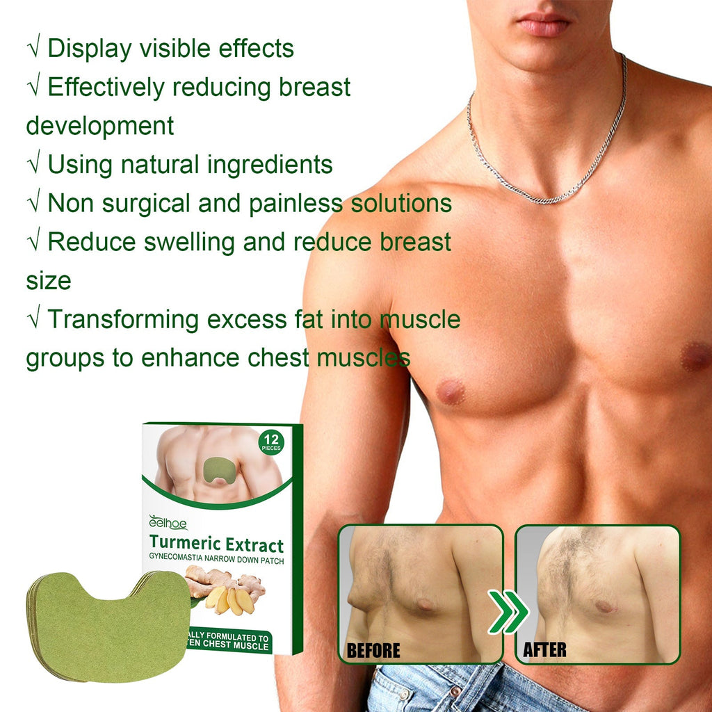 EELHOE Male Chest Care Patch Firming Chest Skin Anti-Sagging Men's Chest Firming Care Patch