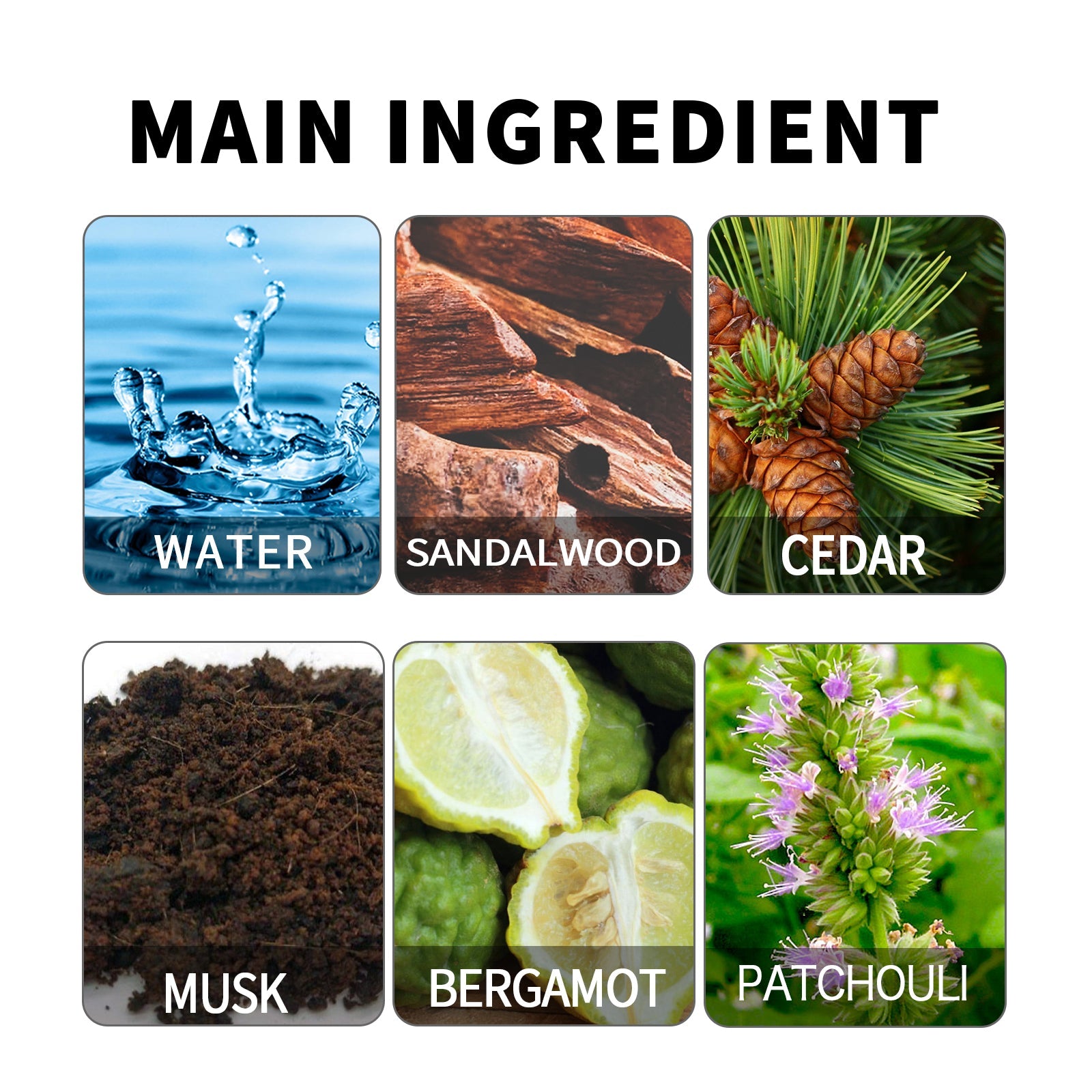 North Moon Perfume Charm Release and Temperament Enhancement Fresh Natural Long-lasting Fragrance Suitable for Men and Women