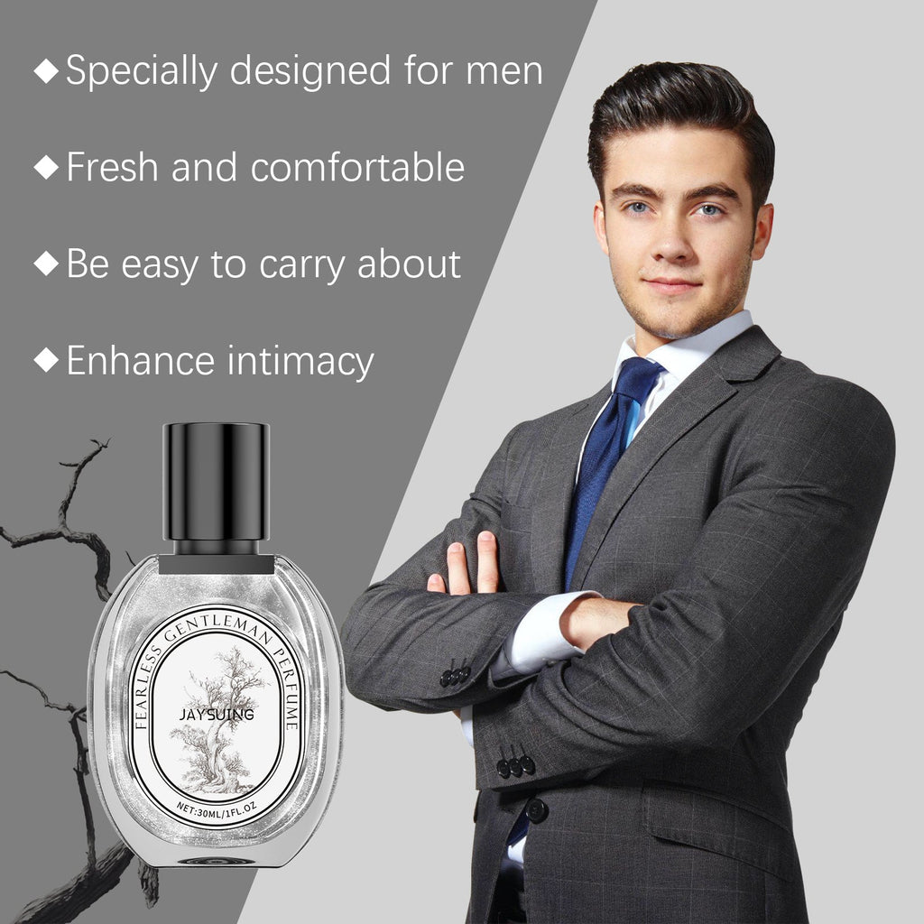 Jaysuing Fearless Men's Perfume Classic High-End Light Fragrance Woody Men's Date Long-Lasting Scent Niche Fresh
