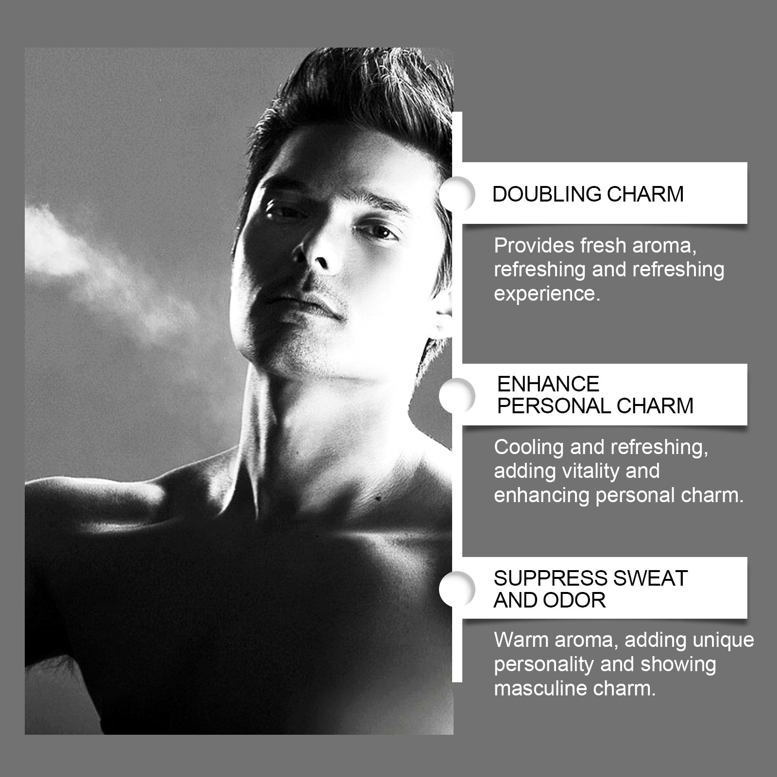 Jaysuing Earth Child Perfume Men's Perfume Long-lasting Fresh Natural Charm Fragrance Water Dating Atmosphere