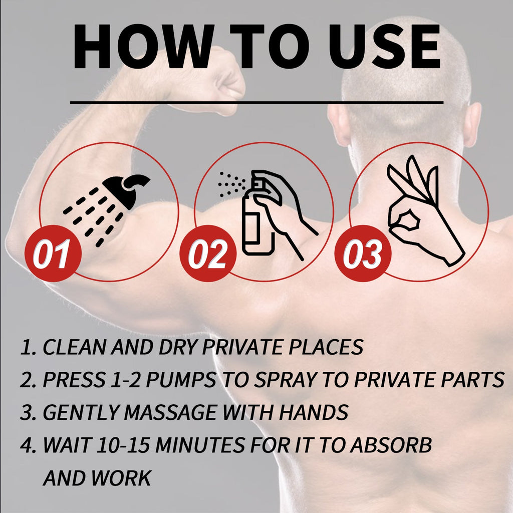 North Moon Men's Care Spray Men's Body Care Enhancing Endurance Moisturizing Care External Spray