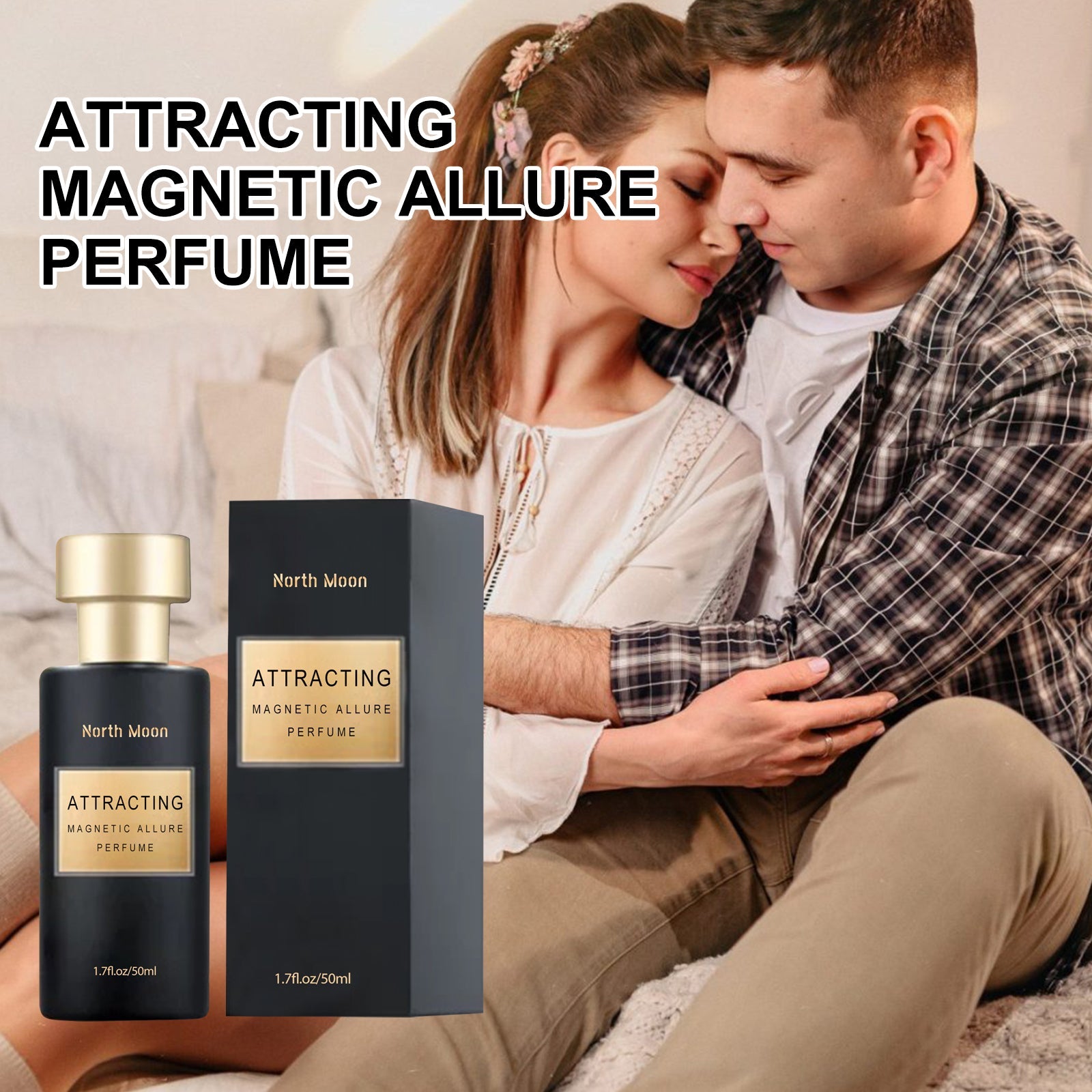 North Moon Perfume Charm Release and Temperament Enhancement Fresh Natural Long-lasting Fragrance Suitable for Men and Women