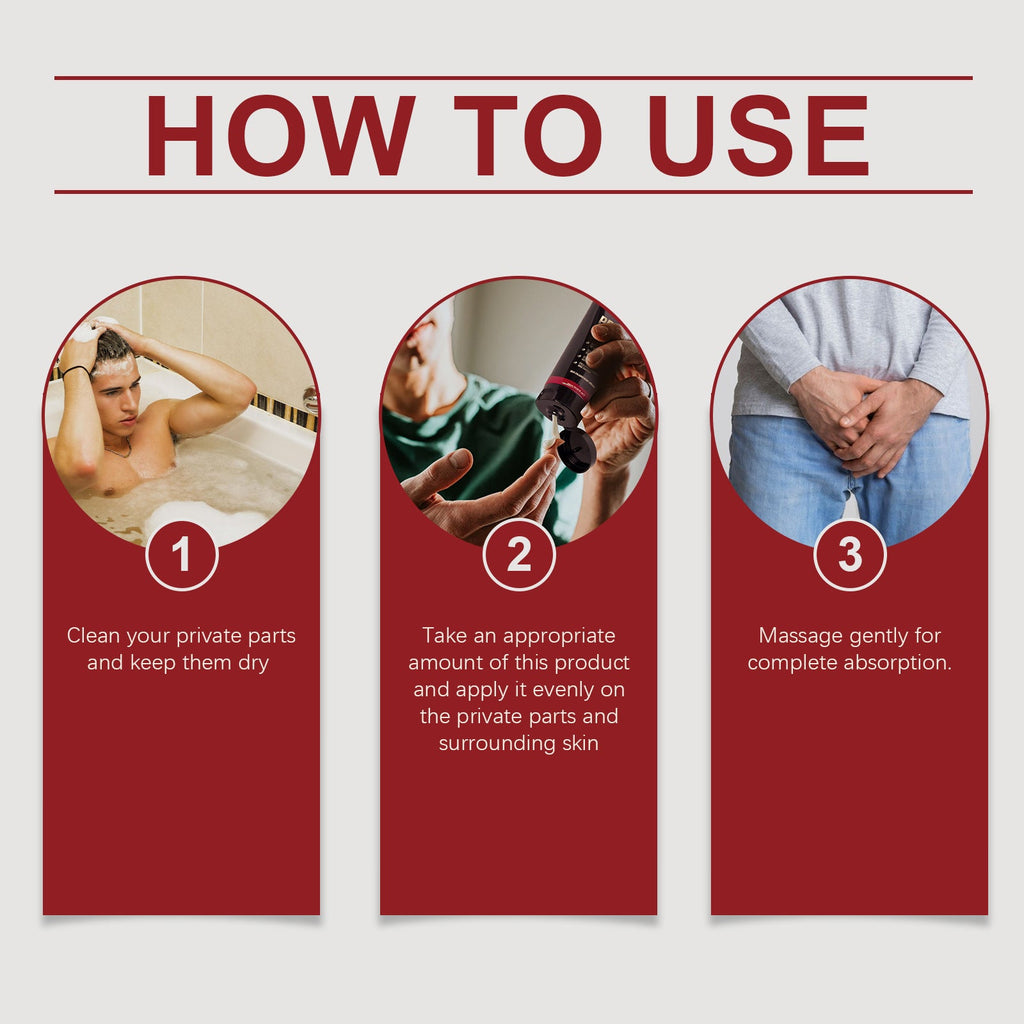 North Moon Men's Care Massage Cream Men's Body Nourishing Energy Boosting Long-lasting Moisturizing Care Cream