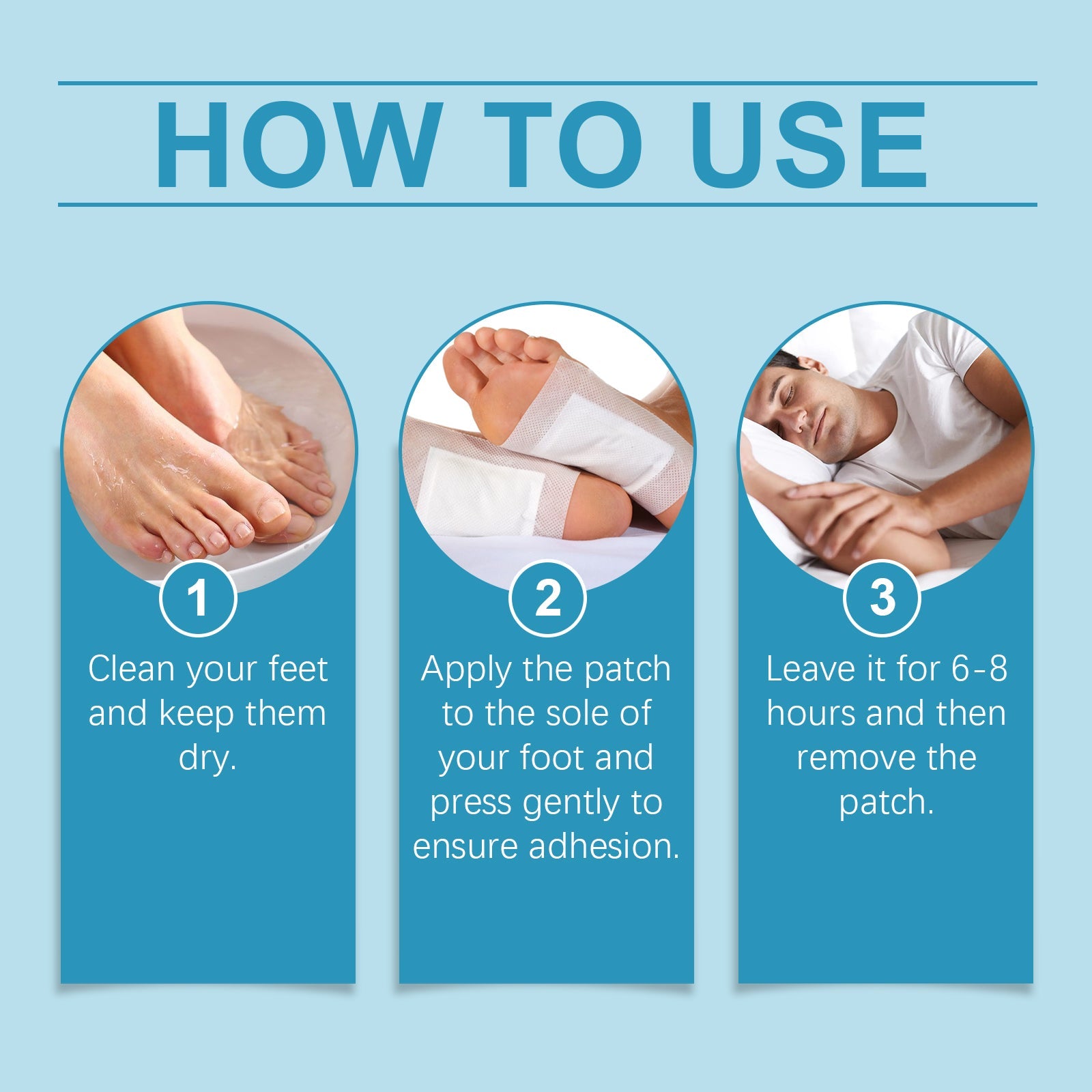 South Moon  Men's Foot Care Patch Gentle Care Men's Body Cleansing Foot Herbal Repair Patch