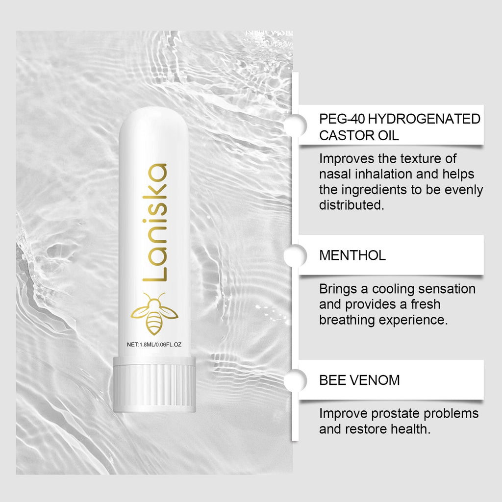 Laniska Bee Venom Men's Care Inhaler Relieve body discomfort, enhance male vitality, daily comfort