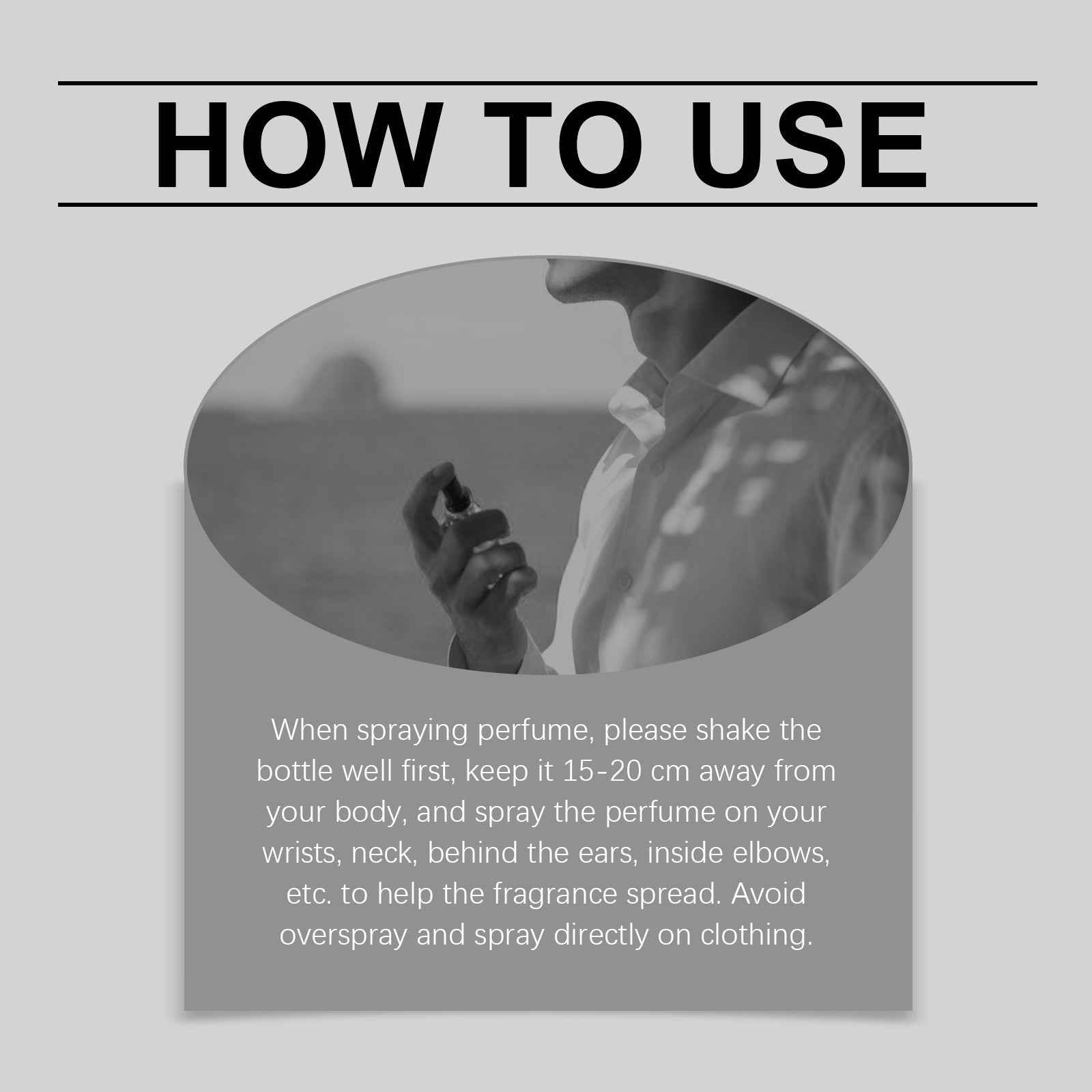 Jaysuing Fearless Men's Perfume Classic High-End Light Fragrance Woody Men's Date Long-Lasting Scent Niche Fresh