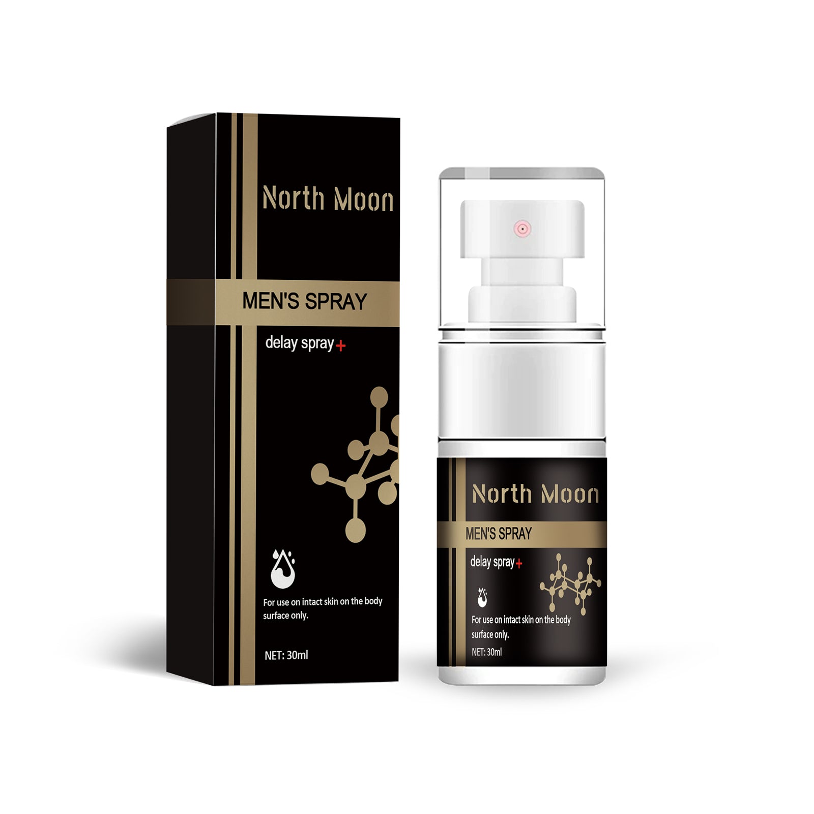North Moon Men's Care Spray Men's Body Care Spray for Relieving Frontal Discomfort