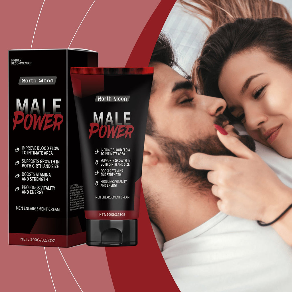 North Moon Men's Care Massage Cream Men's Body Nourishing Energy Boosting Long-lasting Moisturizing Care Cream