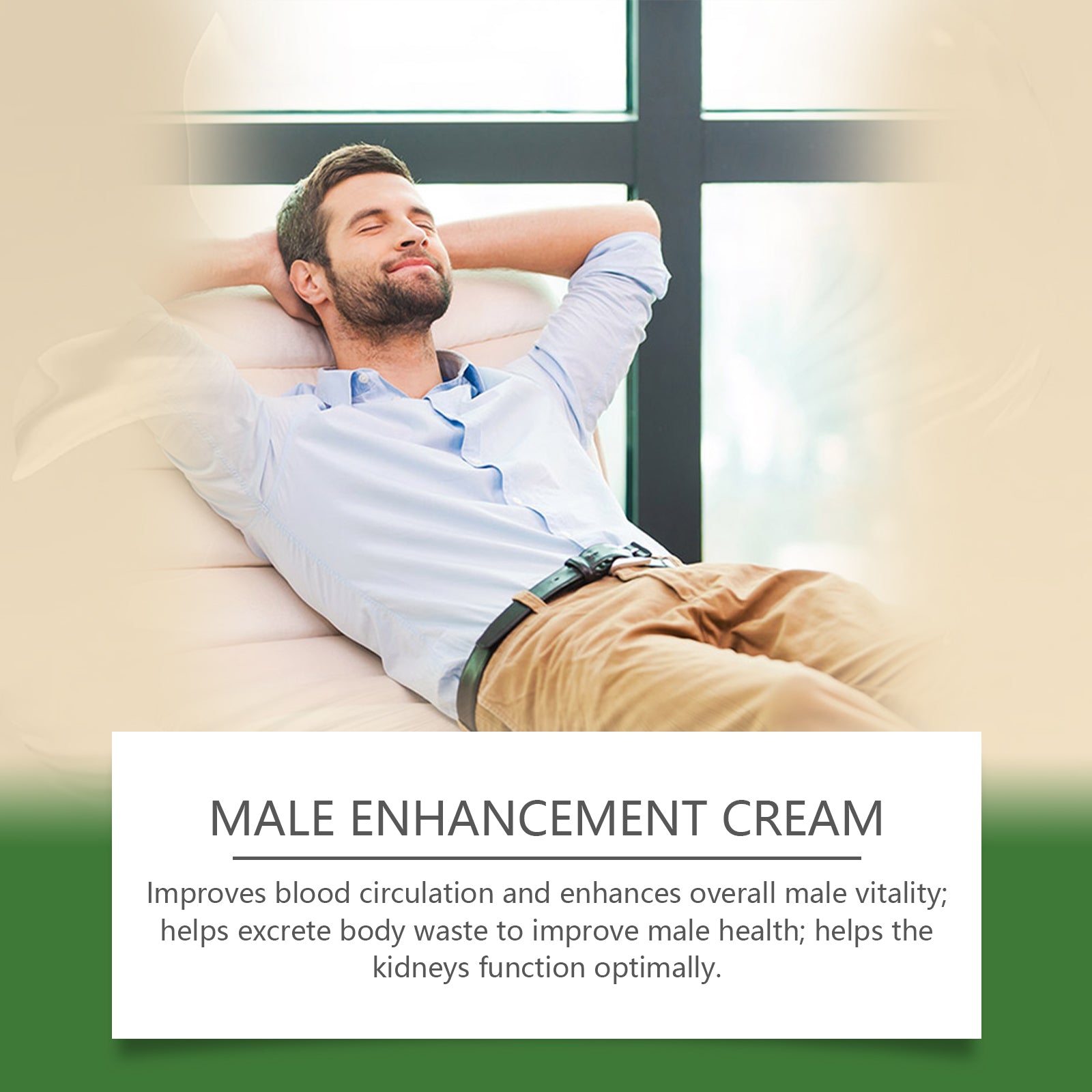South Moon Men's Care Cream Ginseng Essence Gentle Nourishing Care for Men's Body Massage Cream