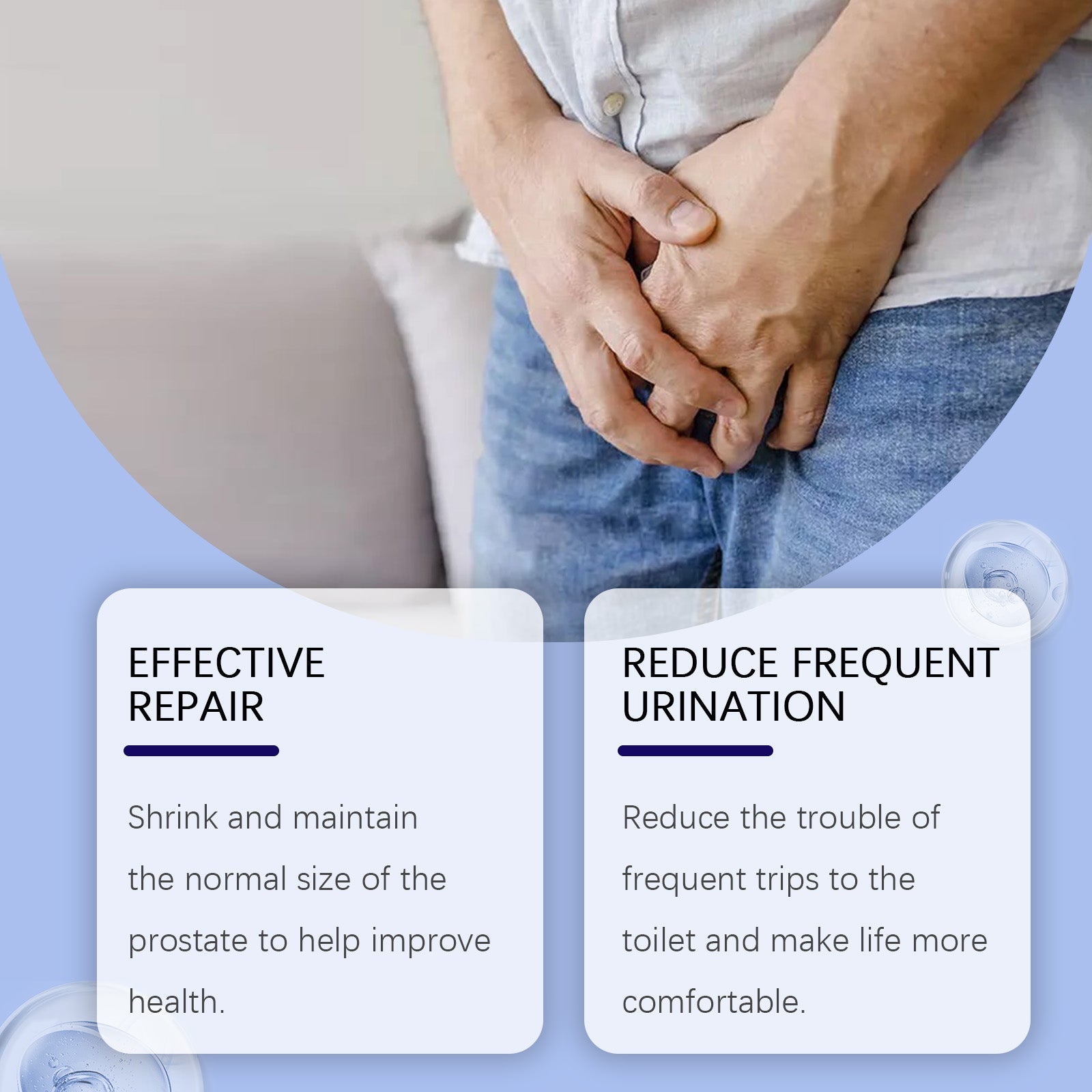 Laniska Men's Repair Cream Gentle Relief Skin Discomfort Enhance Comfort Daily Body Care Cream