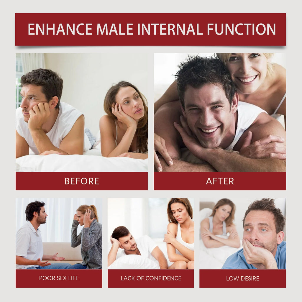 North Moon Men's Care Massage Cream Men's Body Nourishing Energy Boosting Long-lasting Moisturizing Care Cream