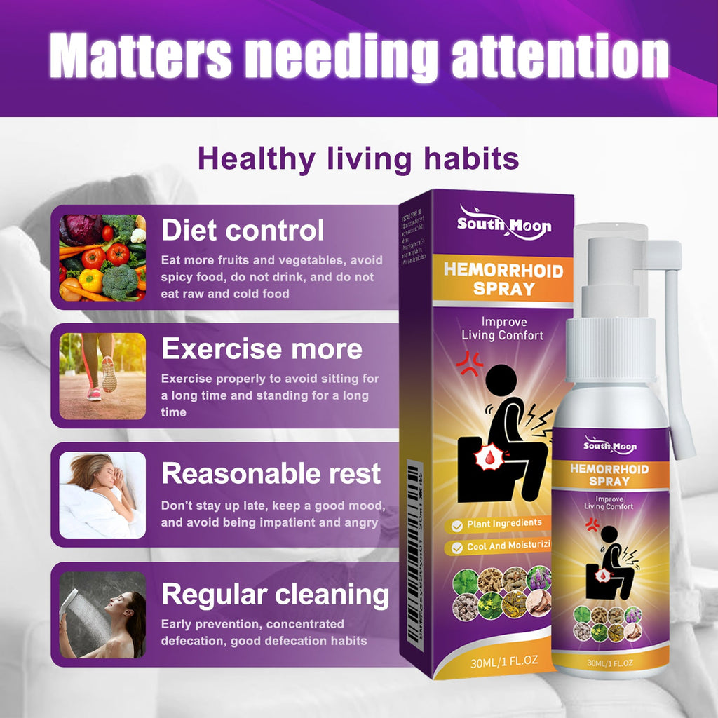 South Moon Body Spray Men's Body Gentle Relief Daily Massage Care Spray