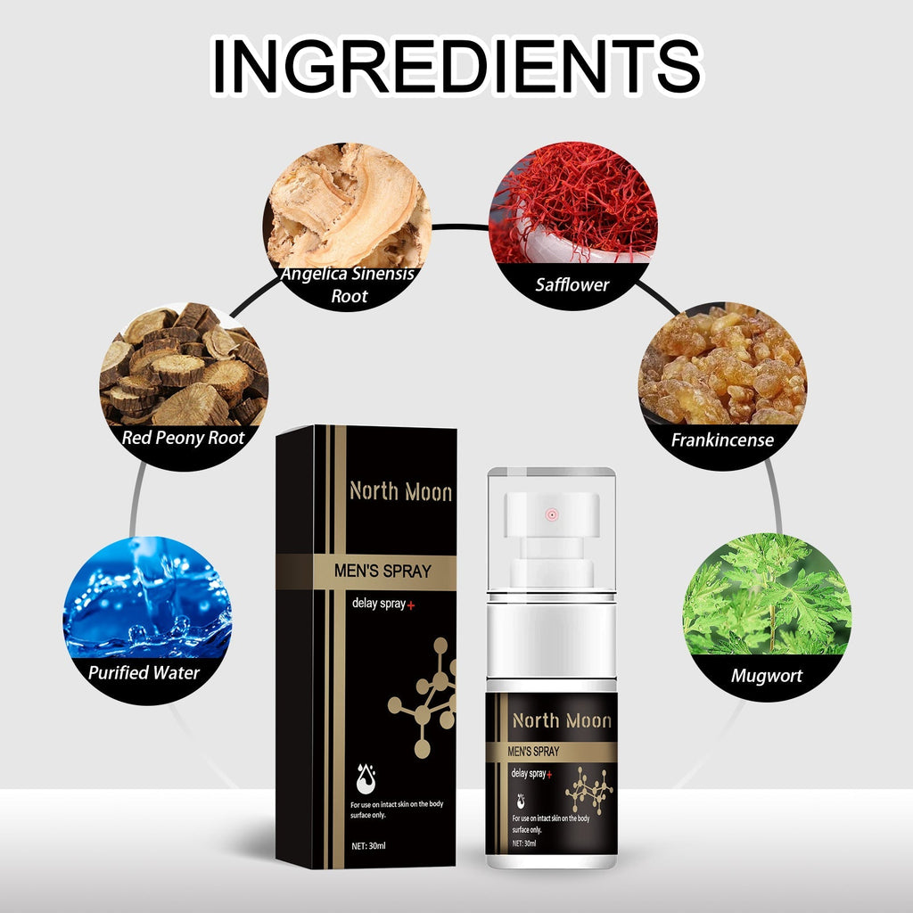 North Moon Men's Care Spray Men's Body Care Spray for Relieving Frontal Discomfort