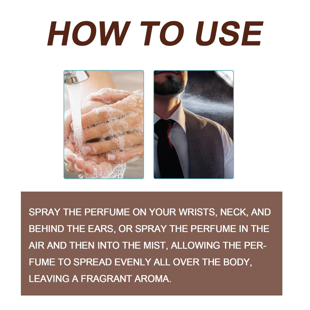 Roxelis Cologne Men's Perfume Gentle Non-irritating Long-lasting Fragrance Men's Charm Release Elegant Fresh Atmosphere Perfume