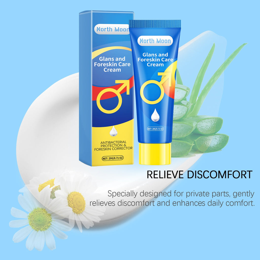North Moon Men's Care Cream Men's Body Care Soothing Discomfort Cleansing Moisturizing Care Cream