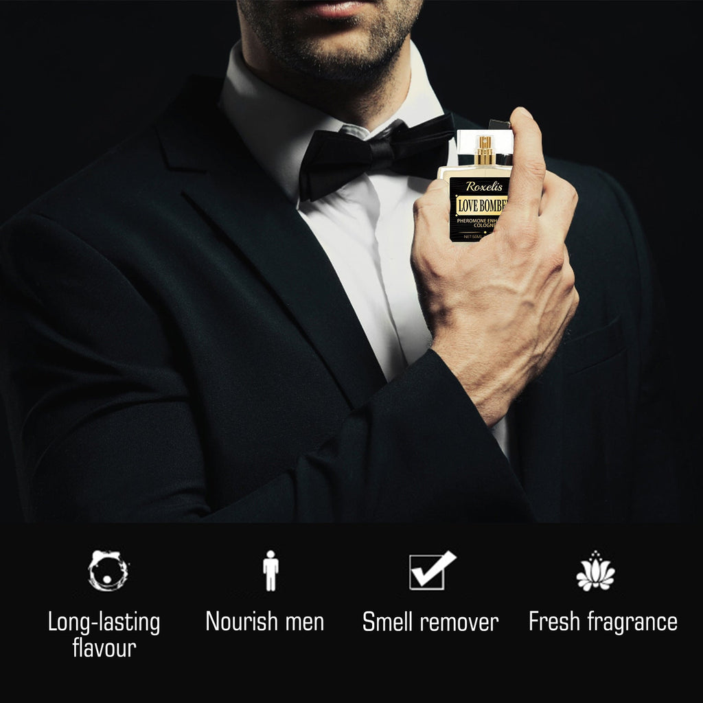 Roxelis Men's Perfume Portable, gentle, non-irritating, fresh light fragrance for couples' dates, charming atmosphere, long-lasting scent