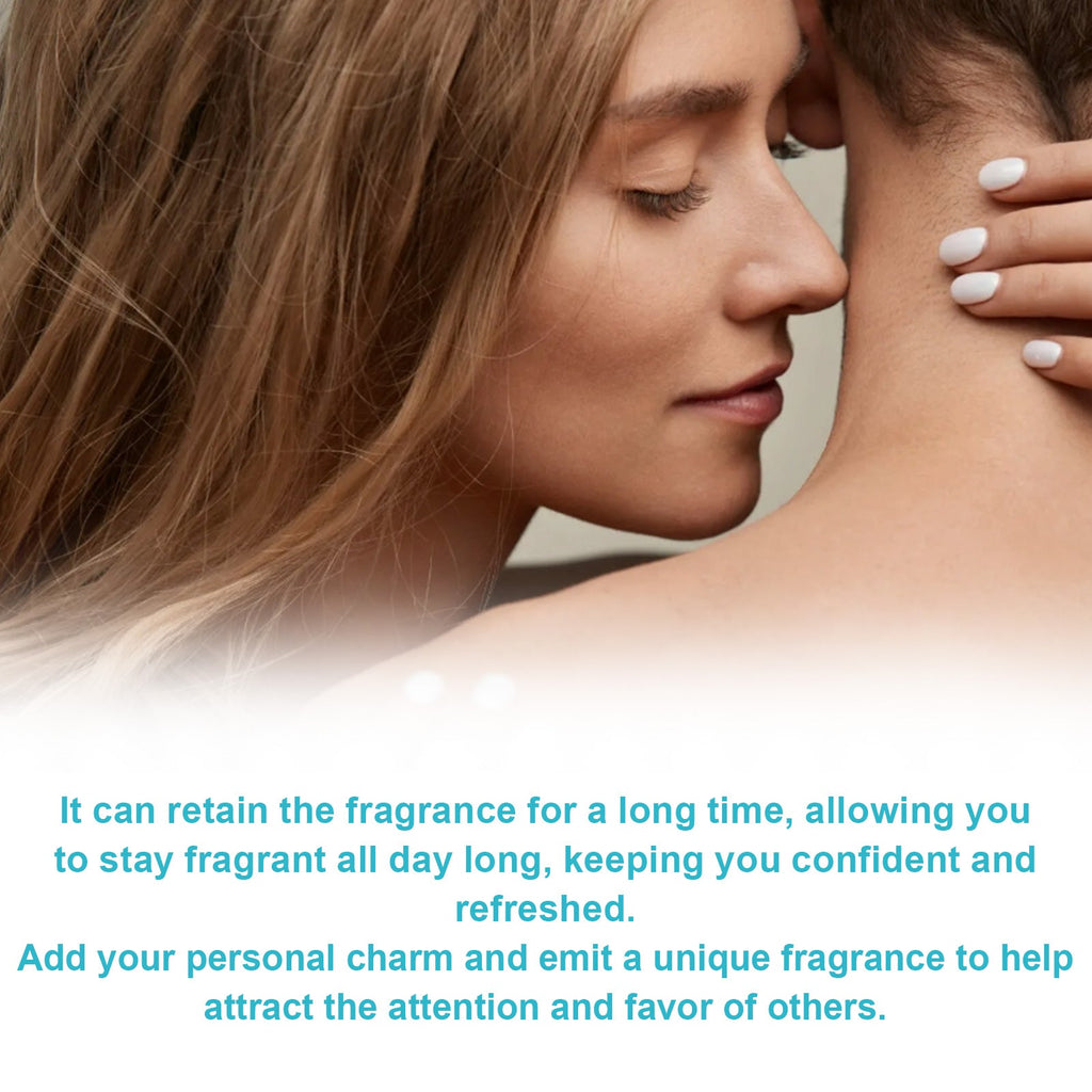 Roxelis Men's Perfume Roll-On Natural Gentle Elegant Fresh Long-lasting Fragrance Portable Perfume for Wrists, Neck, and Behind Ears