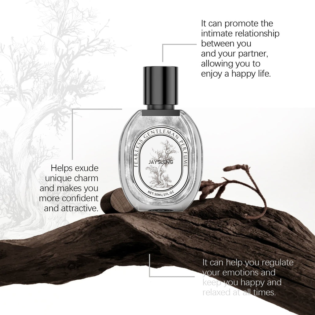 Jaysuing Fearless Men's Perfume Classic High-End Light Fragrance Woody Men's Date Long-Lasting Scent Niche Fresh