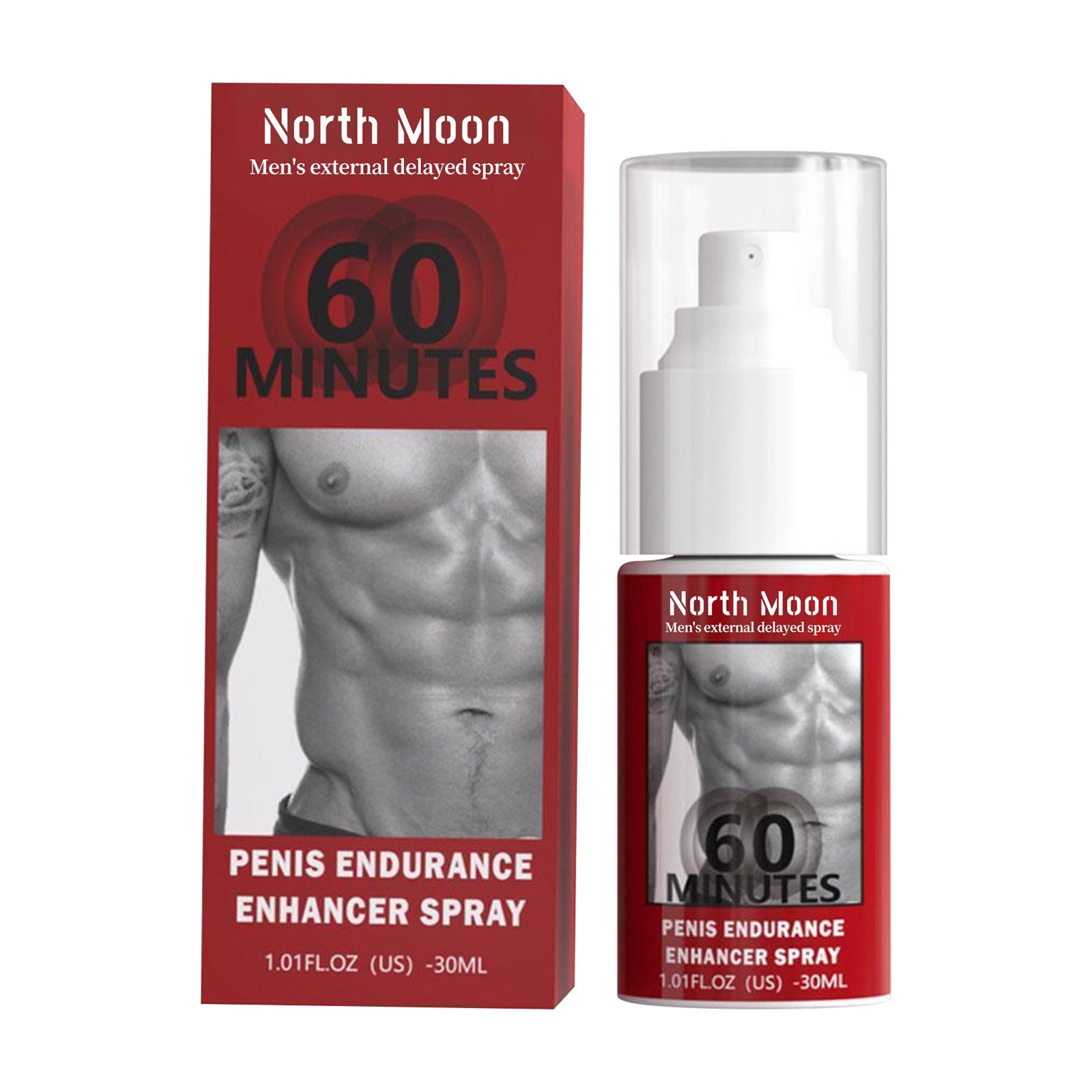 North Moon Men's Care Spray Men's Body Care Enhancing Endurance Moisturizing Care External Spray