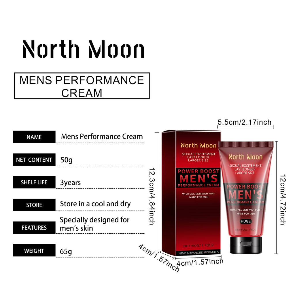 North Moon Men's Neck Cream Daily Moisturizing and Nourishing Men's Body Care Comfortable Gentle Care Cream