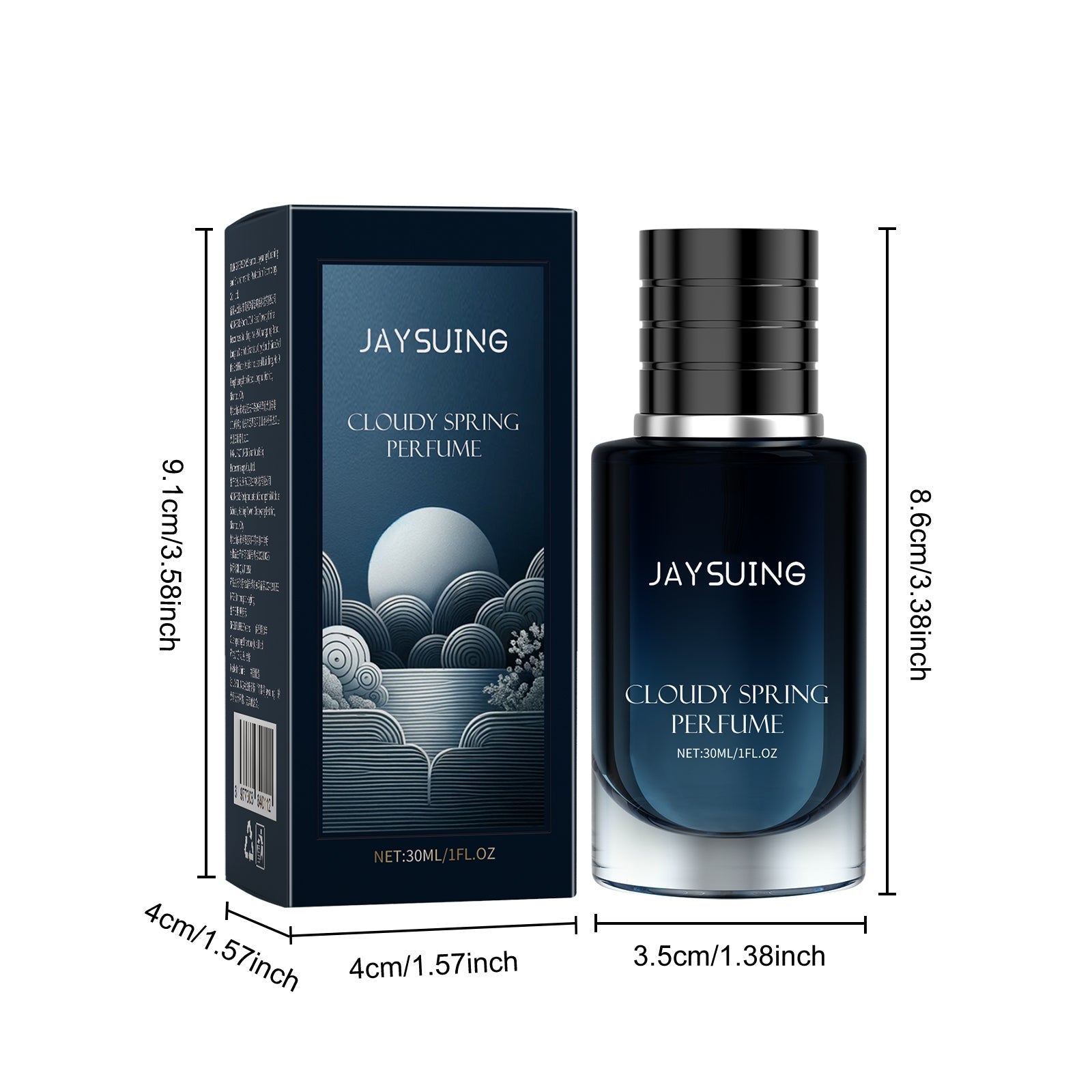 Jaysuing Cloud Spring Perfume Natural fresh low-key light fragrance long-lasting men's perfume