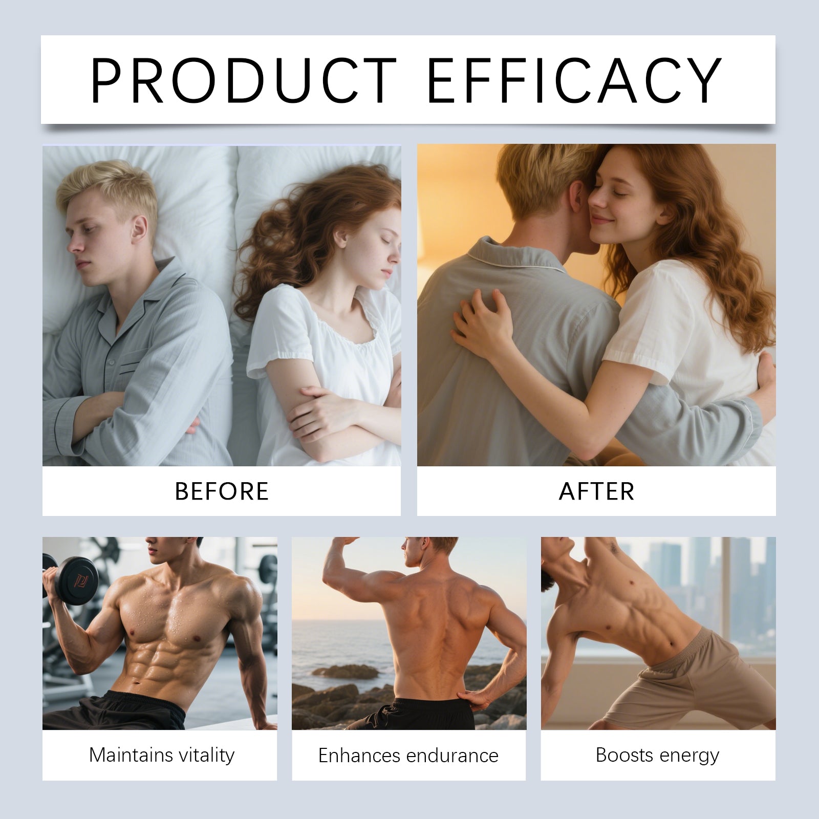 AMZ Men's Care Drops Gentle Care Nourishing Enhance Vitality Boost Energy Men's Daily Dietary Supplement