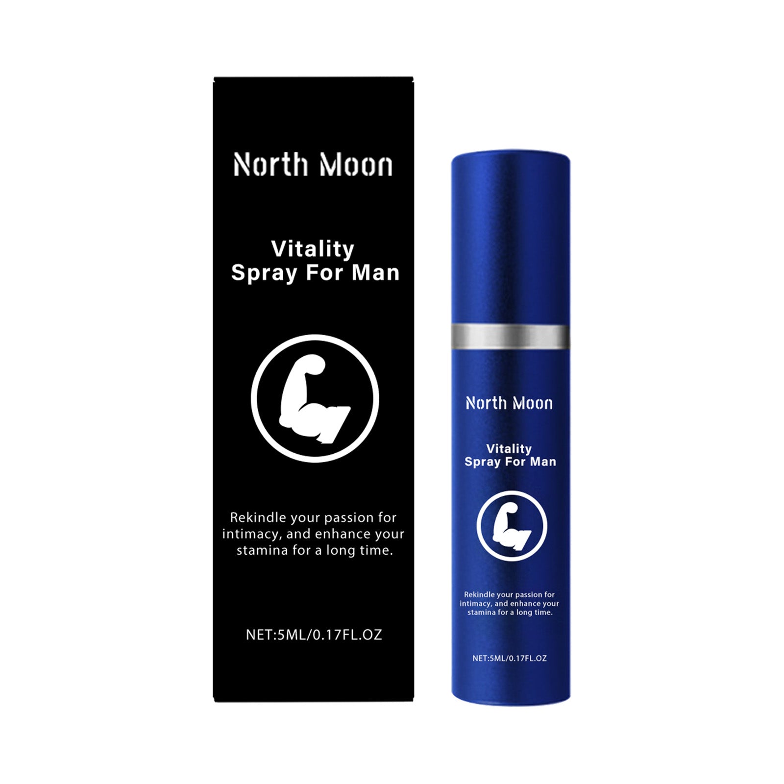 North Moon Men's Care Spray Stimulate Men's Vitality Long-lasting Moisturizing Body Care Spray