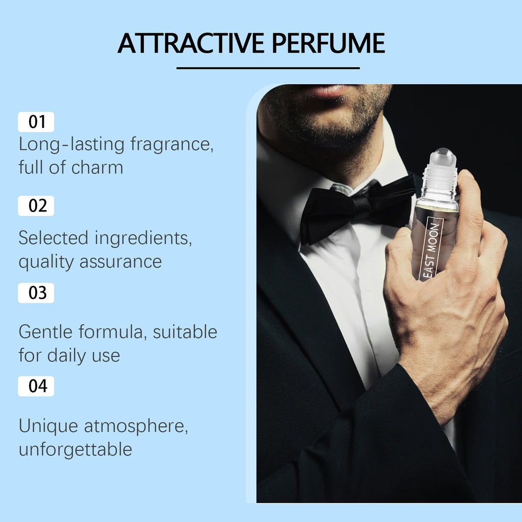 East Moon Men's Fragrance Fresh Charm Portable Cologne Enhances Charm Men's Perfume