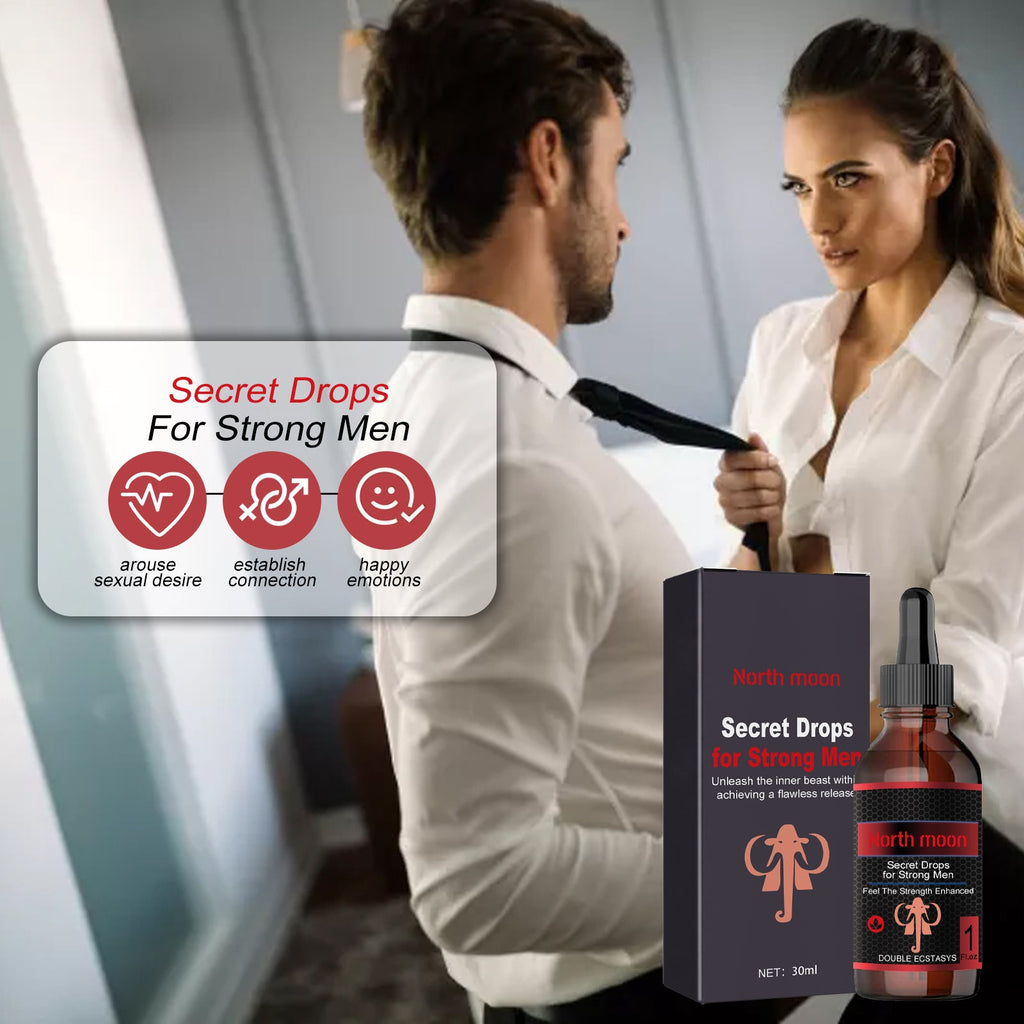 North Moon Men's Care Drops Men's Body Care Strong Vitality Body and Mind Relaxation Massage Essential Oil