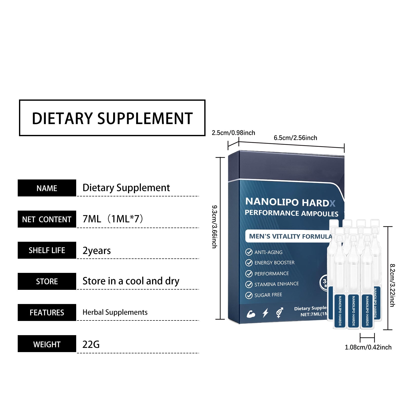 AMZ Men's Care Drops Gentle Care Nourishing Enhance Vitality Boost Energy Men's Daily Dietary Supplement