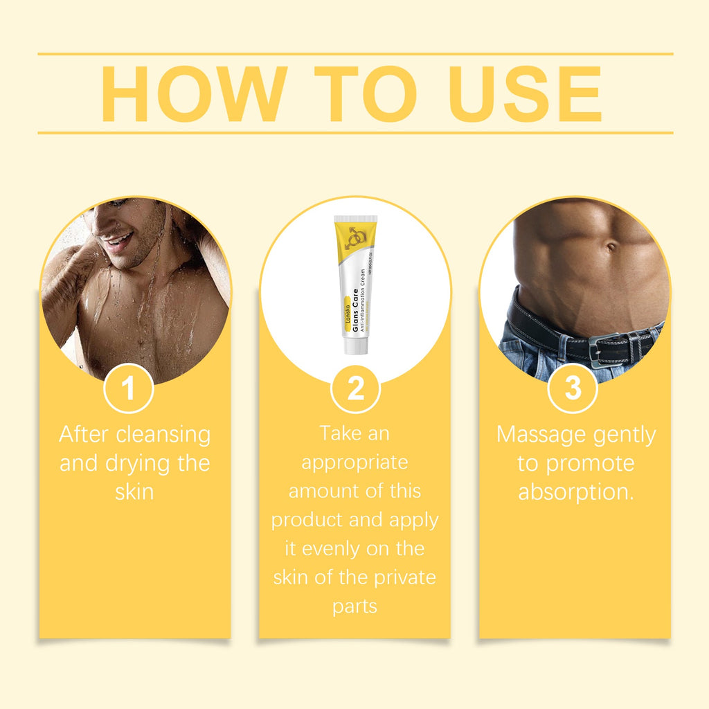 Laniska Men's Soothing Cream Men's Gentle Care Moisturizing Long-lasting Comfort Relief Balance Cream