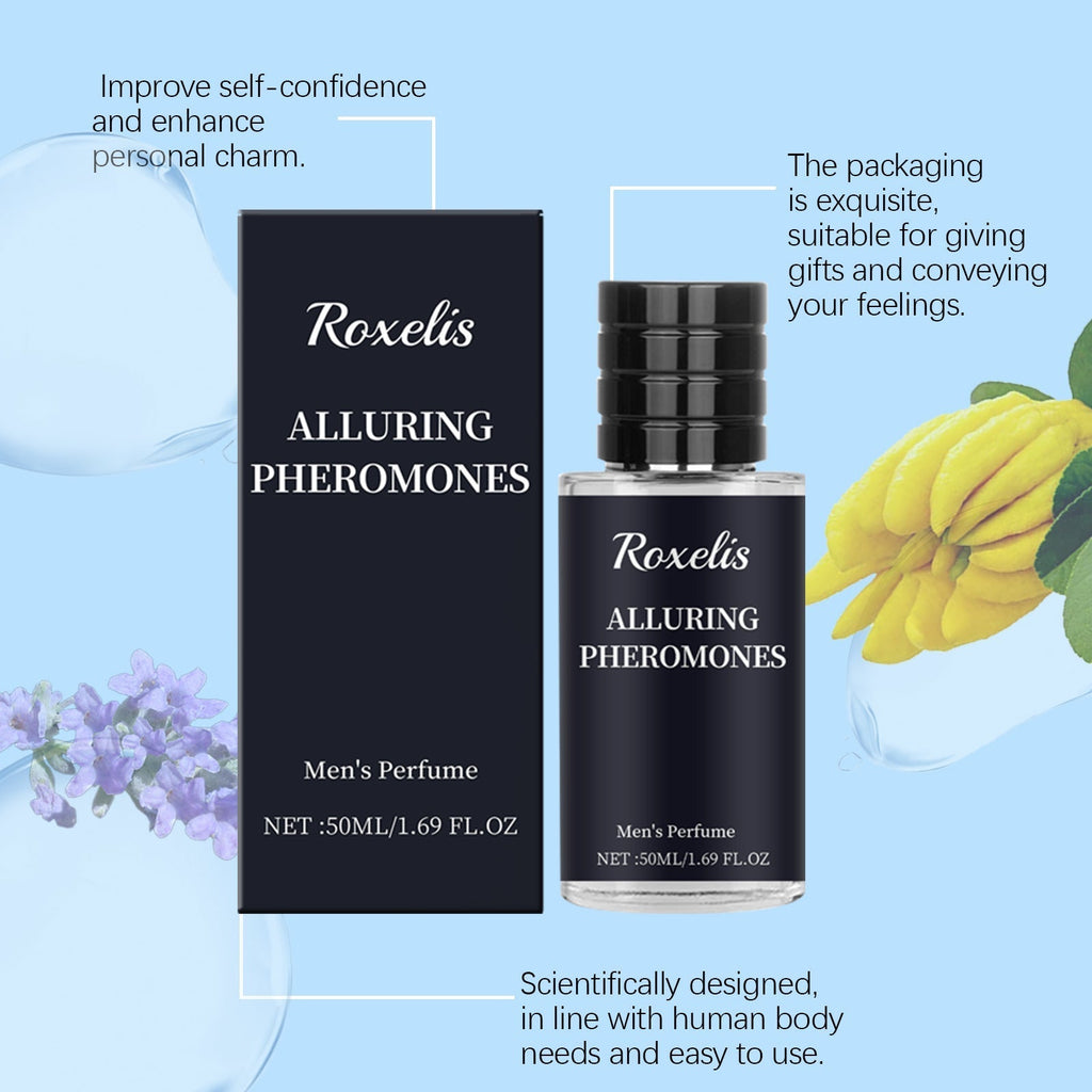 Roxelis Personalized Men's Perfume Bergamot Fragrance Lasting Release Men's Charm Couple Dating Atmosphere Perfume