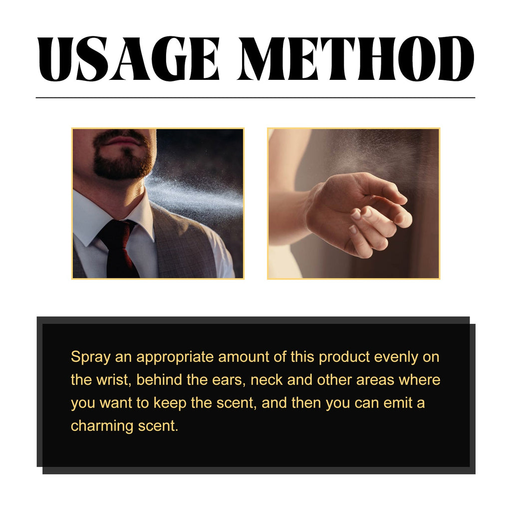 Roxelis Men's Pheromone Perfume Men's Cologne Long-lasting Light Fragrance Business Gentleman Fresh Charm Encounter Perfume