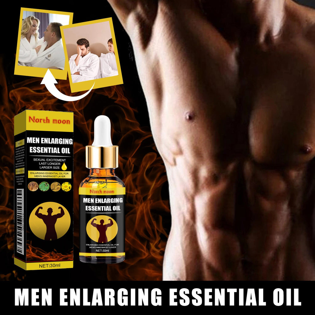 North Moon Men's Massage Essential Oil Men's Body Skin Moisturizing Massage Care Essential Oil