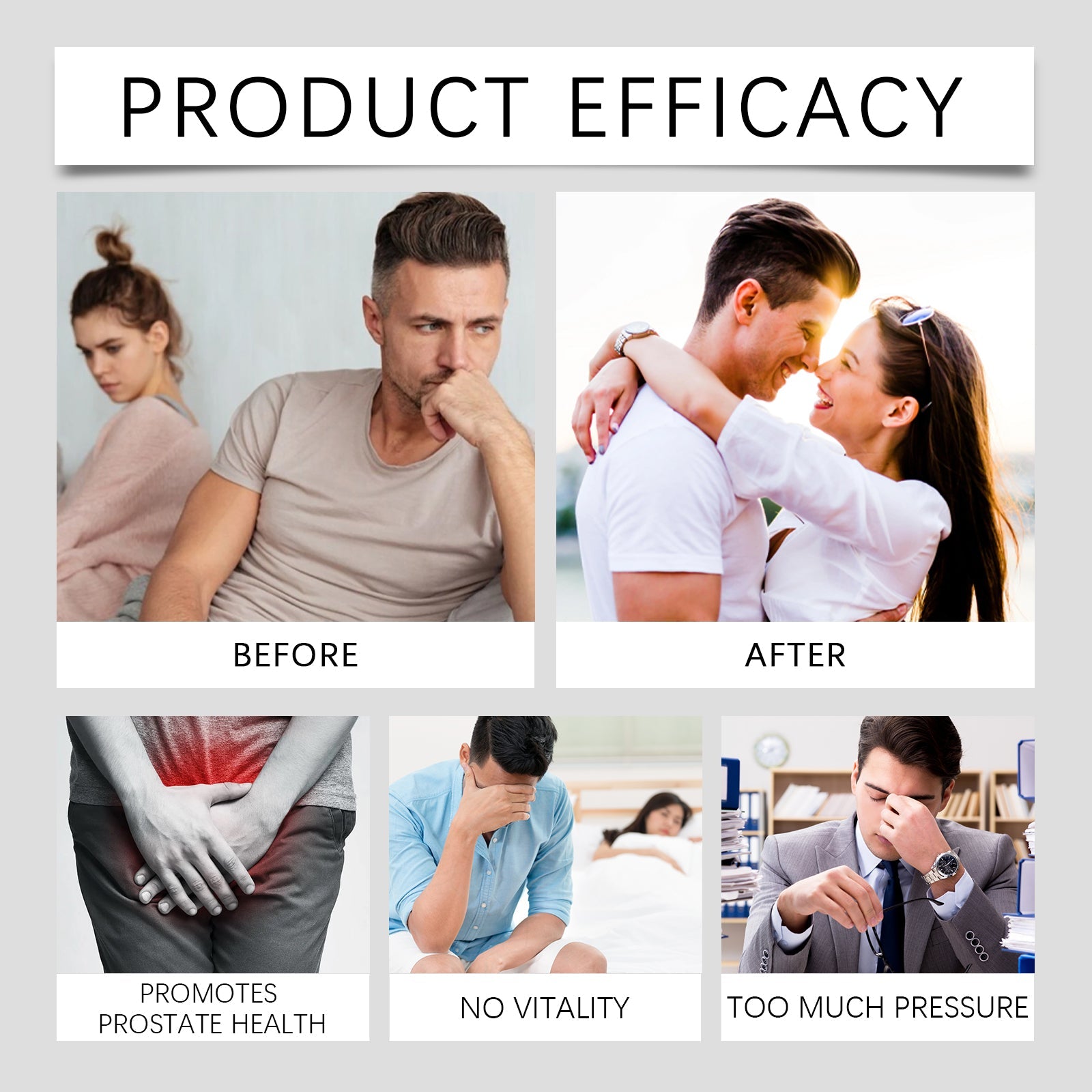 Houkea Men's Care Products Men's Body Comfort Daily Care Gentle and Convenient Portable