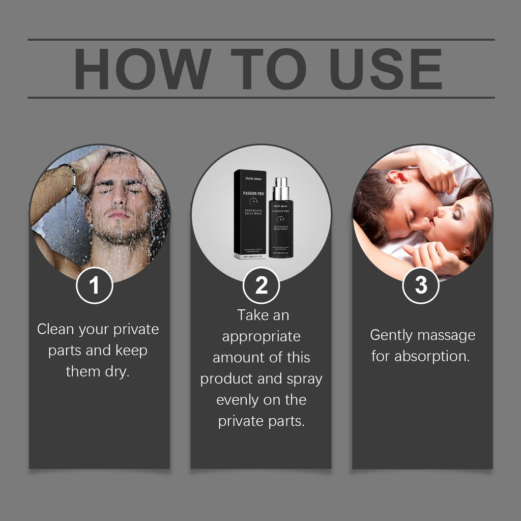 North Moon Male Care Spray Men's Body Relief Gentle Moisturizing Daily Massage Spray