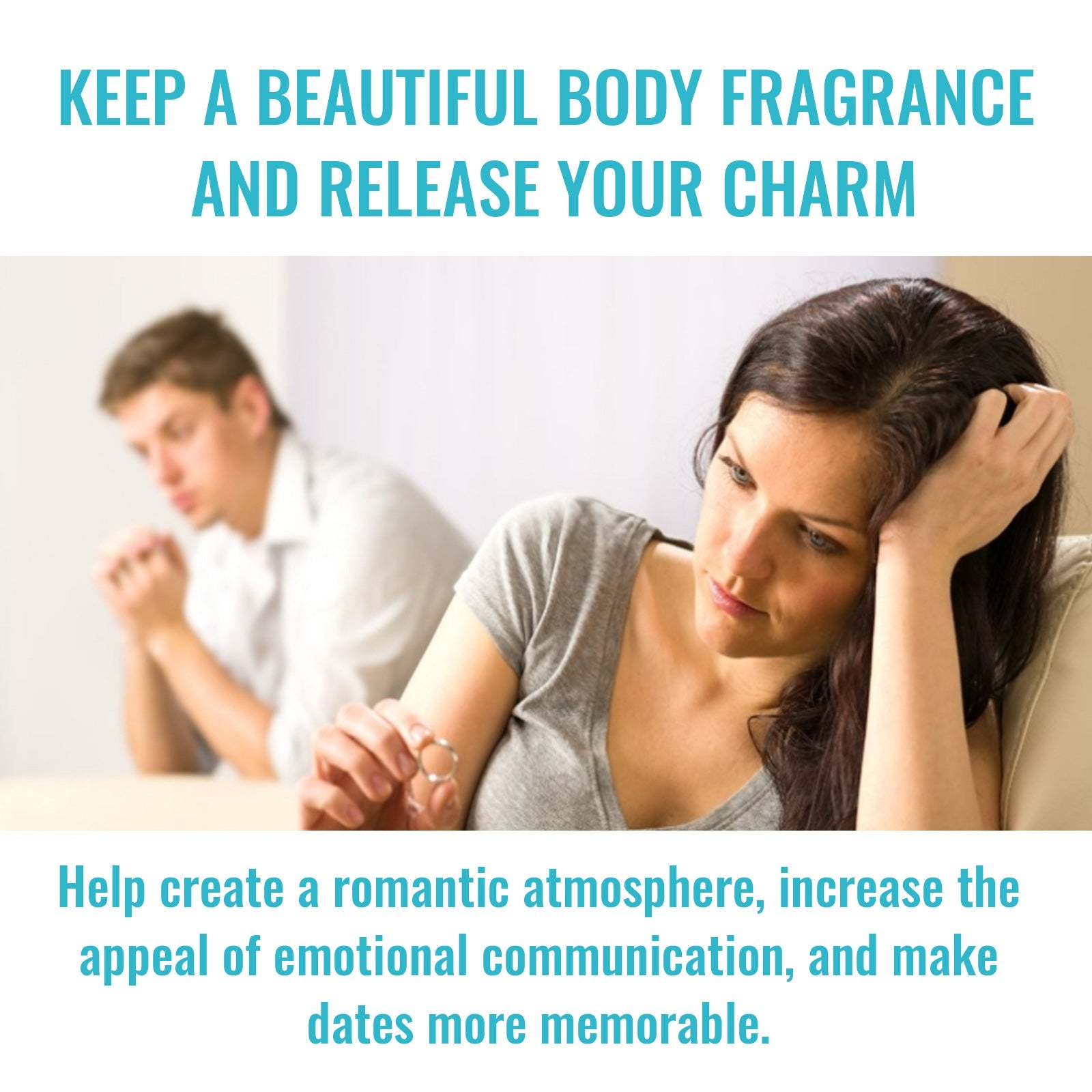 Roxelis Men's Perfume Roll-On Natural Gentle Elegant Fresh Long-lasting Fragrance Portable Perfume for Wrists, Neck, and Behind Ears