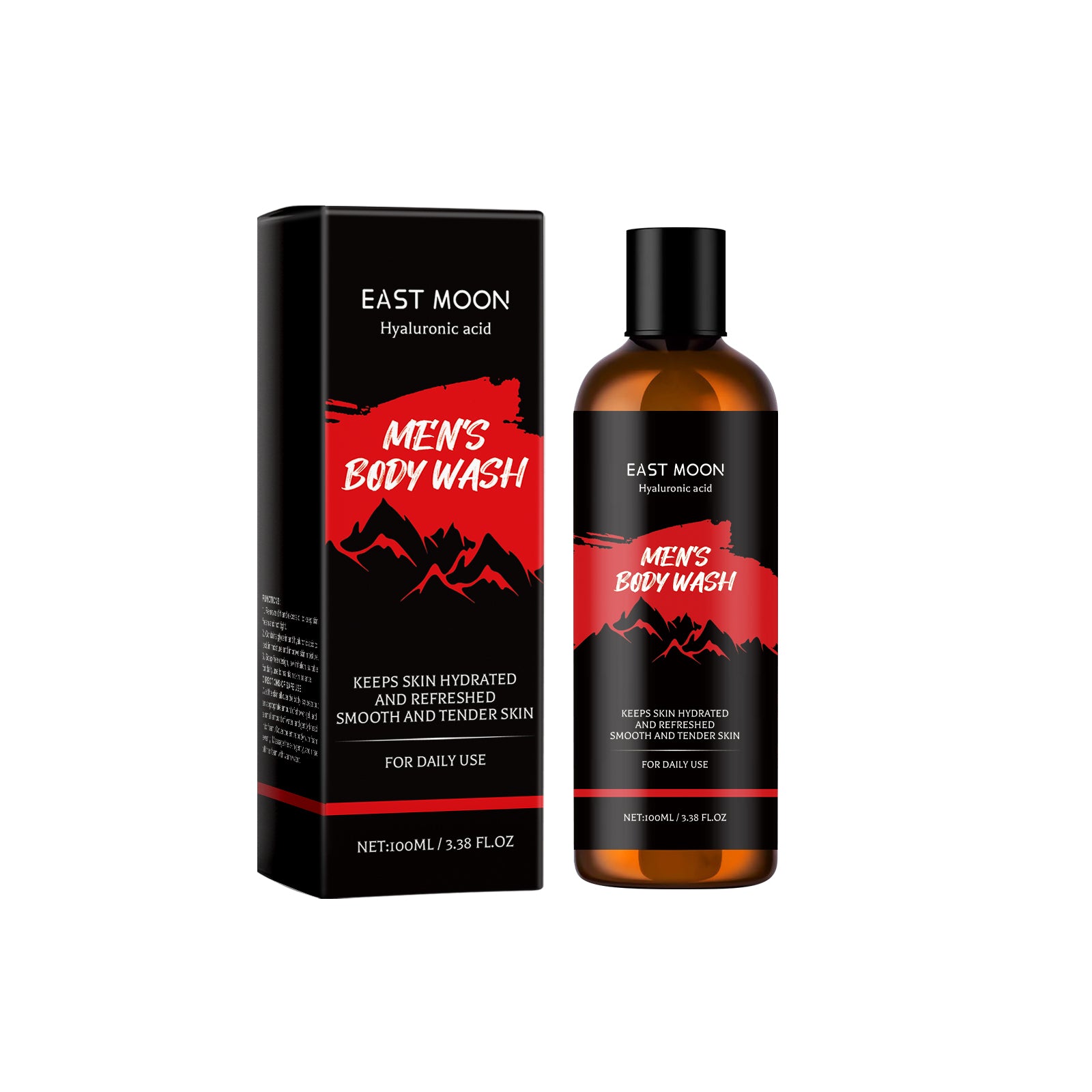 East Moon Men’s Moisturizing Body Wash – Hydrating & Refreshing Clean