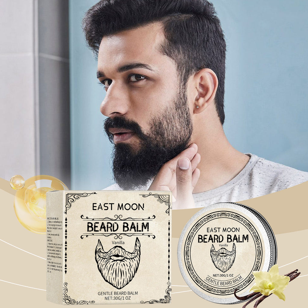 East Moon Men’s Vanilla Beard Wax – Nourish, Style & Hydrate Facial Hair