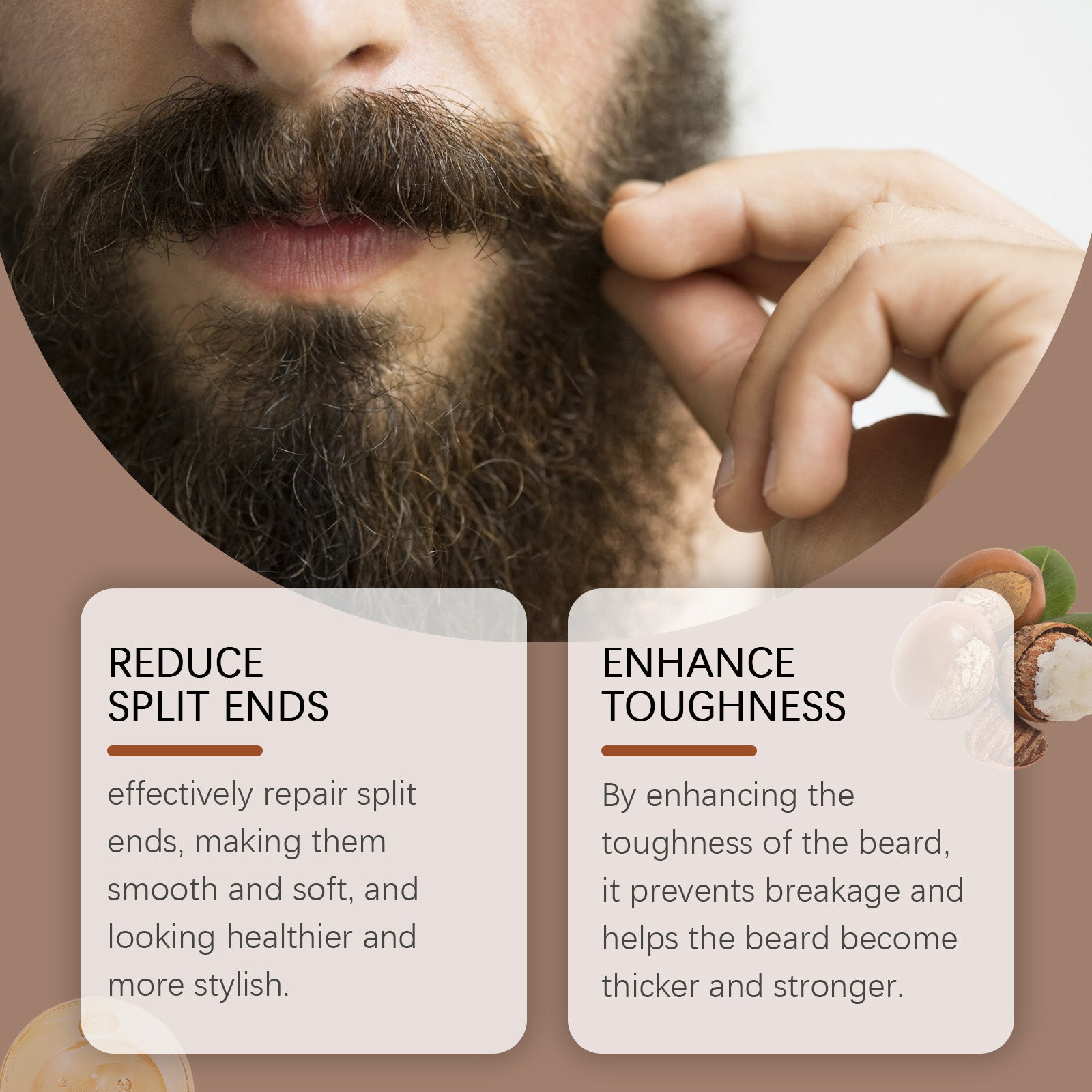 East Moon Men’s Beard Balm Wax