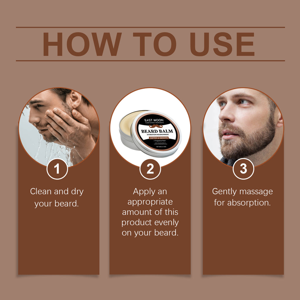 East Moon Men’s Beard Balm Wax