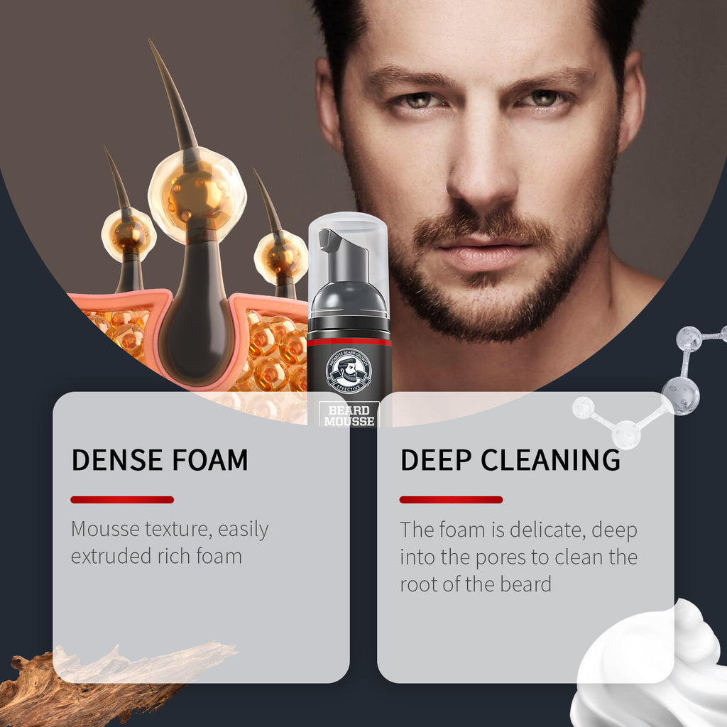 East Moon Men’s Beard Cleansing Mousse