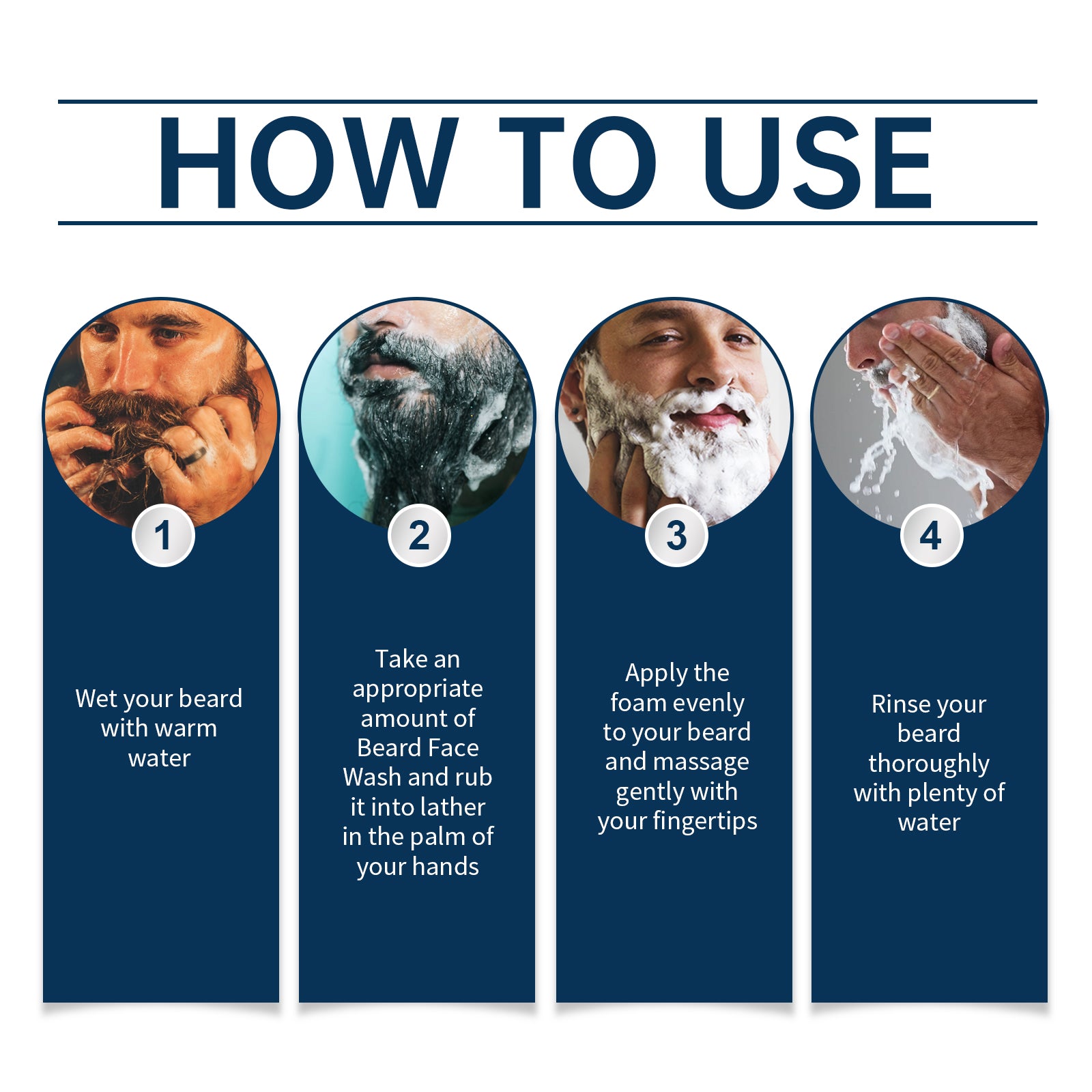 East Moon Sandalwood Beard Shampoo