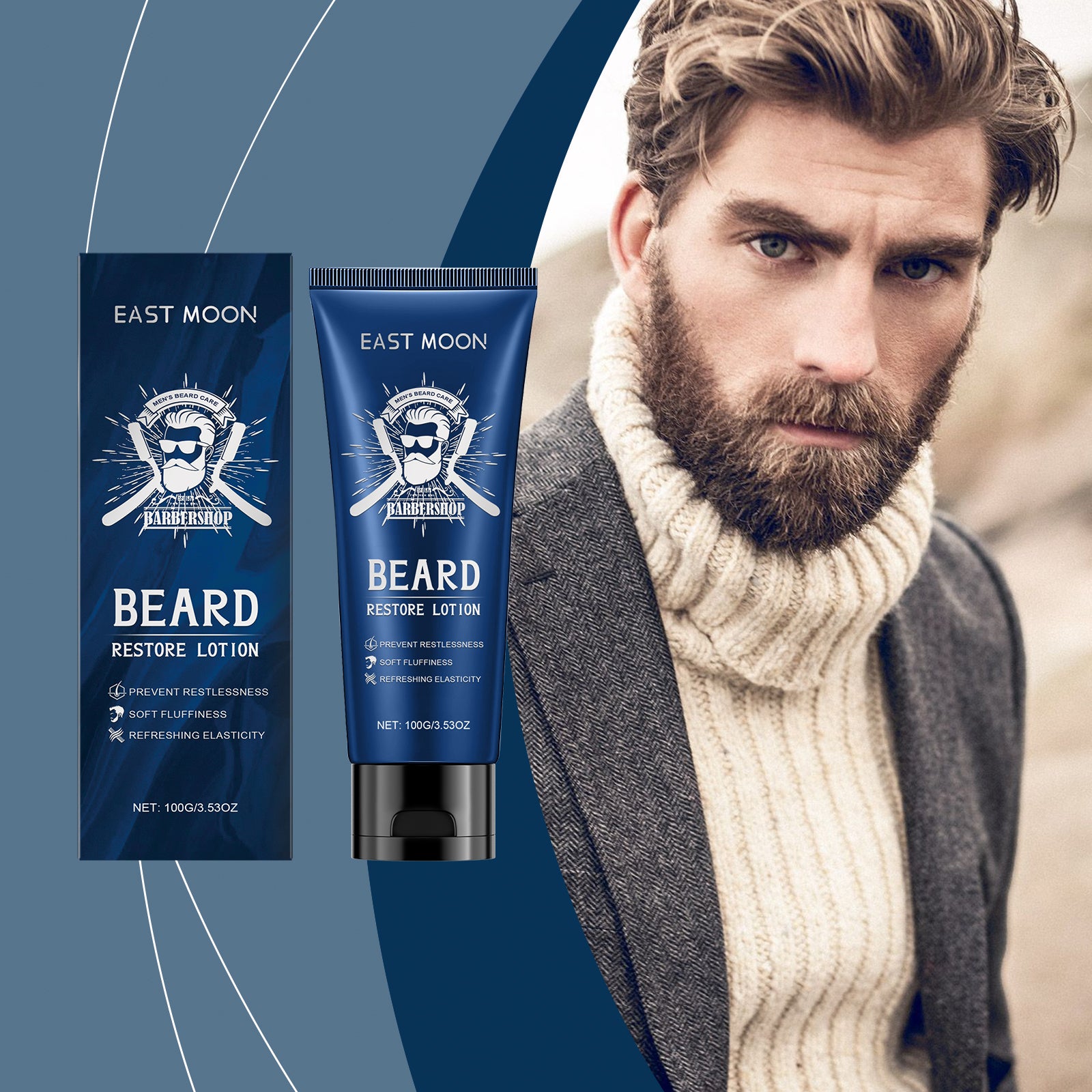 East Moon Men’s Sandalwood Beard Conditioner