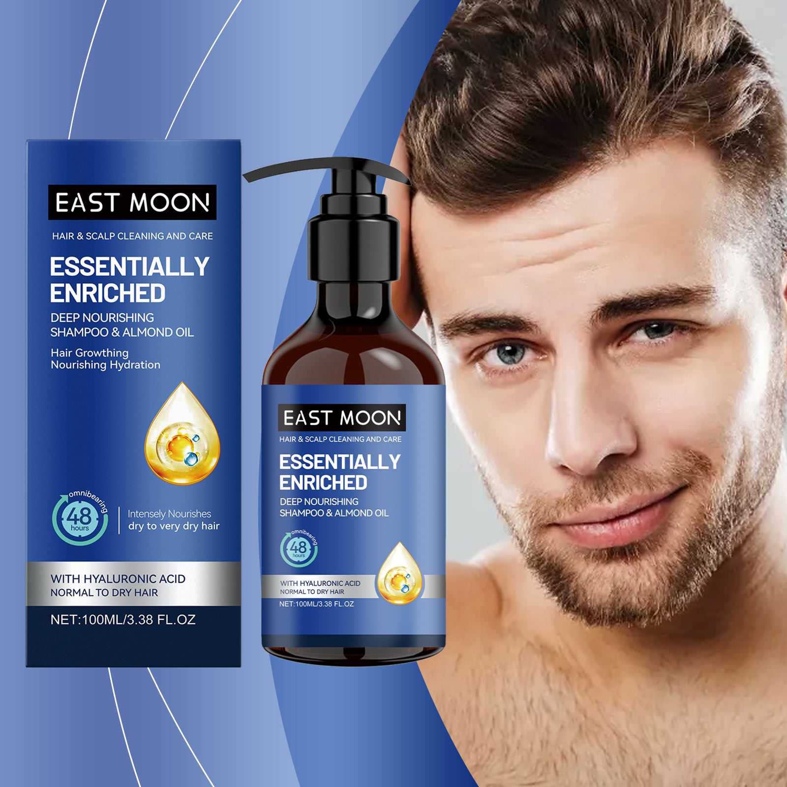 East Moon Men’s Shampoo – Deep Clean & Nourish