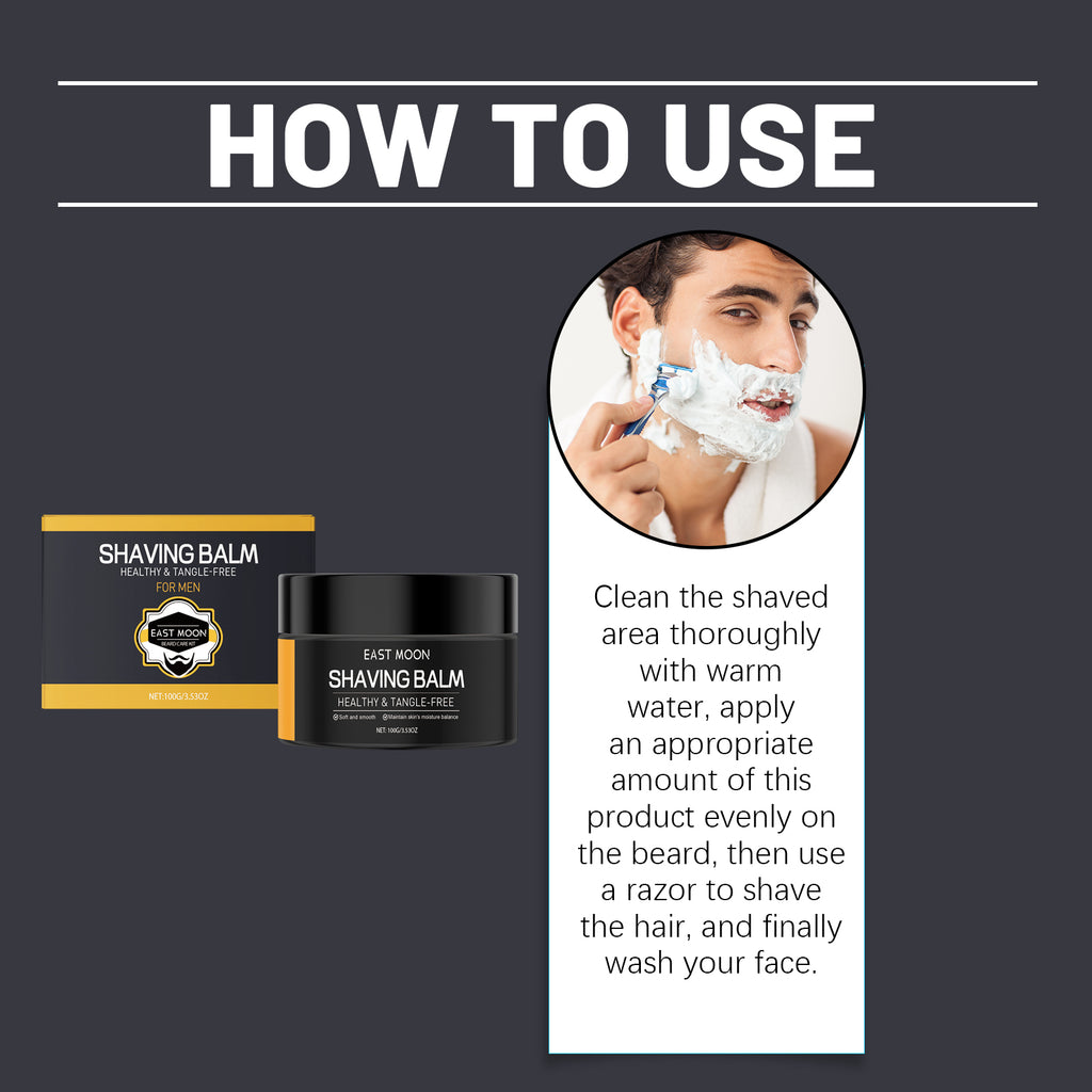 East Moon Men’s Shaving Cream – Smooth & Hydrating Shave