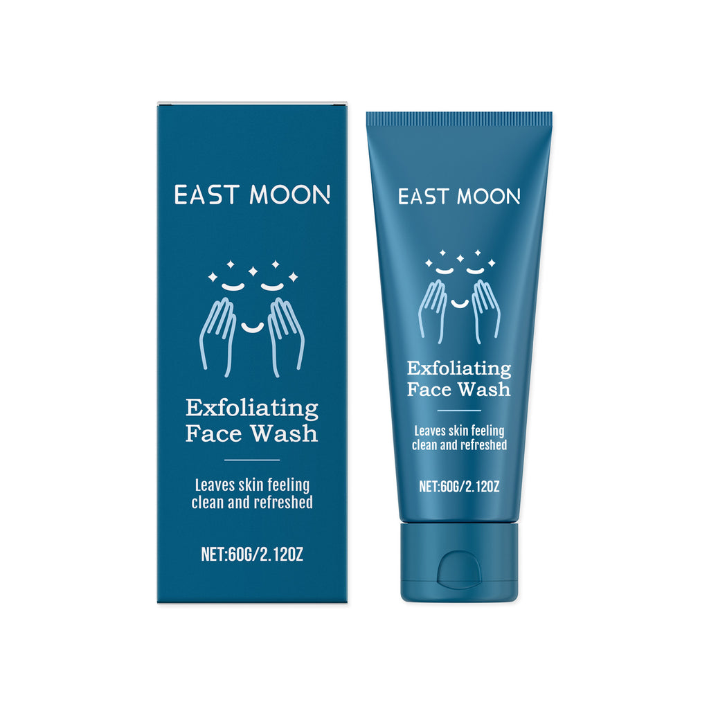East Moon Men’s Exfoliating Face Wash – Gentle, Refreshing & Hydrating Cleanser
