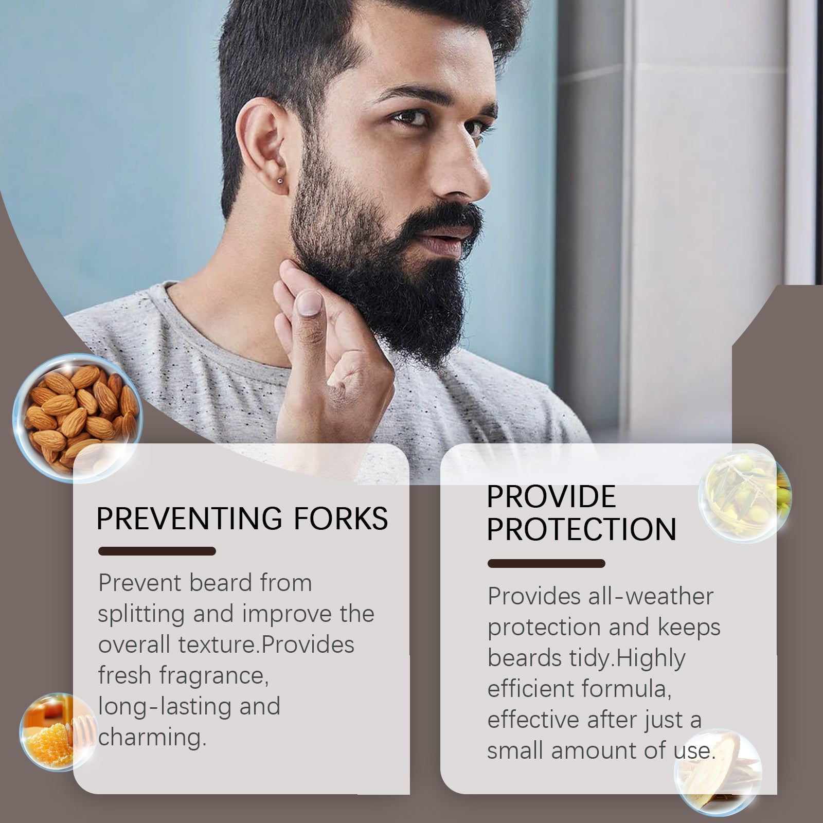 East Moon Men’s Beard Oil – Hydrate, Repair & Tame Facial Hair