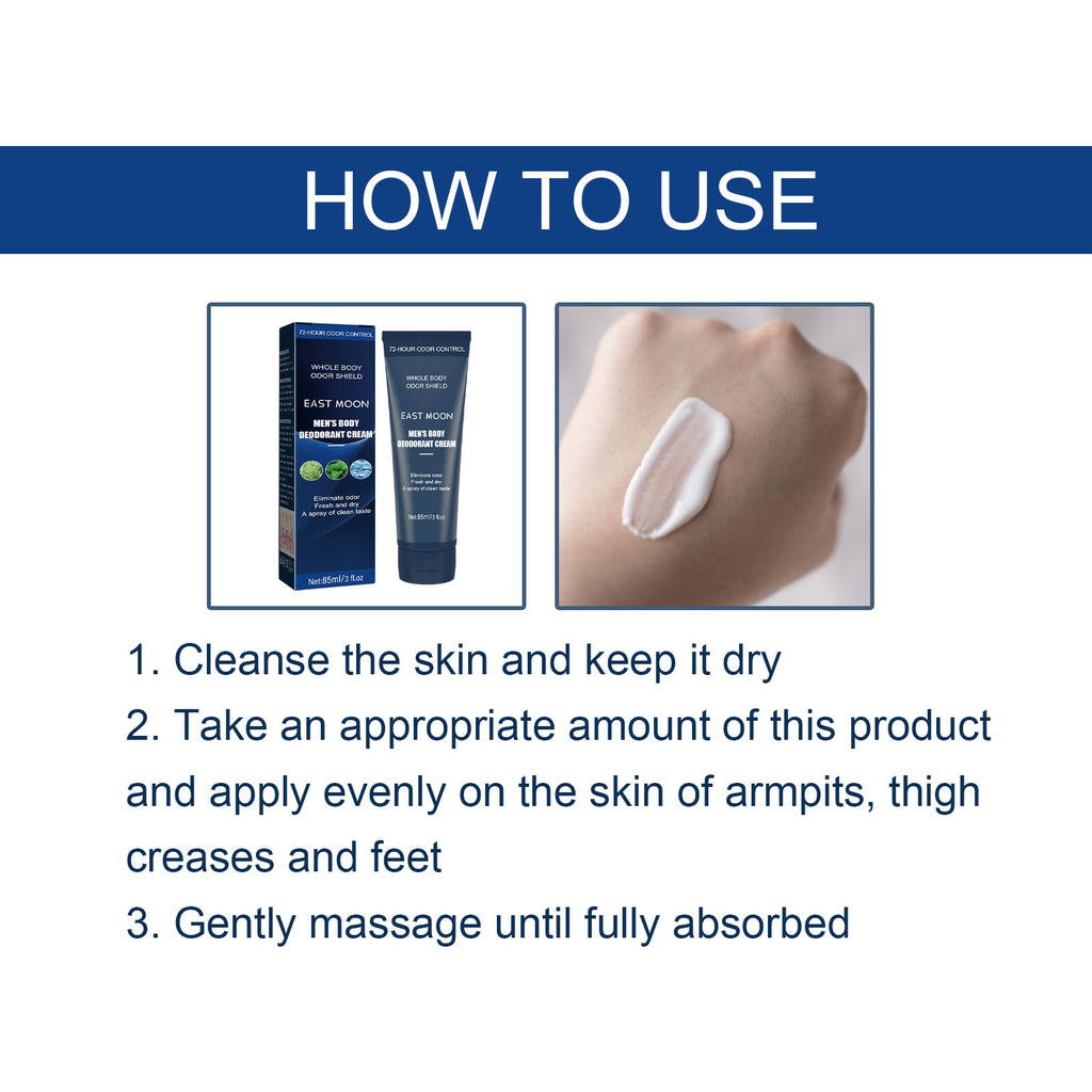 East Moon Men’s Deodorant Body Cream