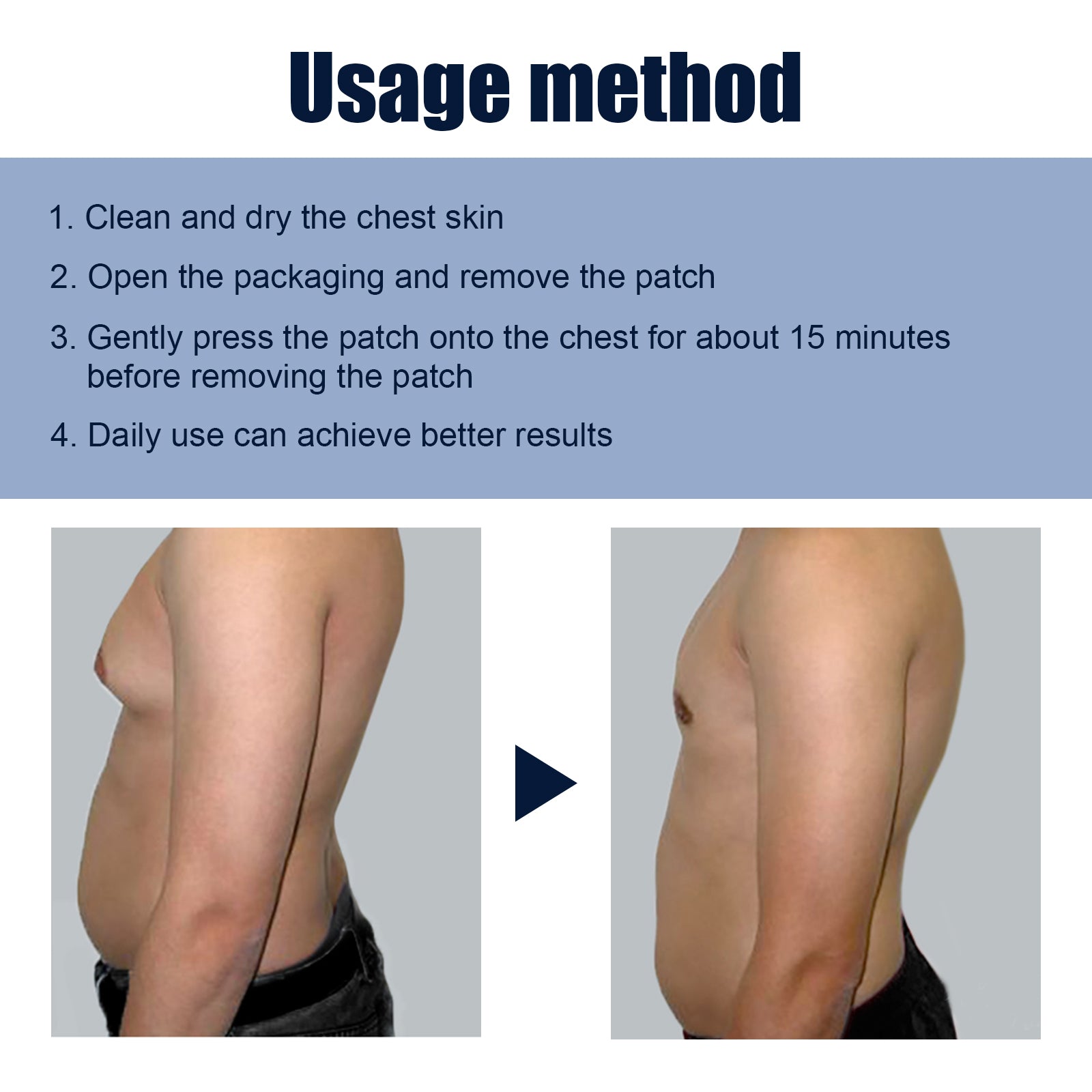 East Moon Men’s Chest Firming Patch